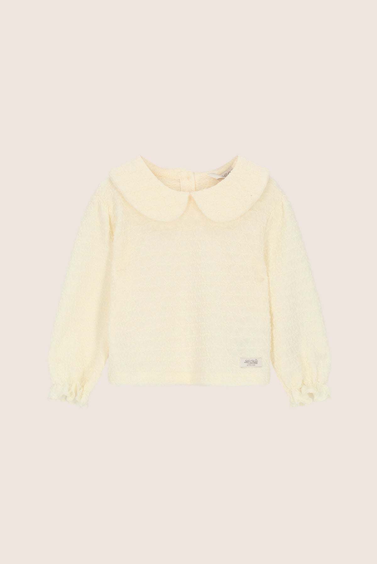 NOURY fancy top met kraagje - Off White