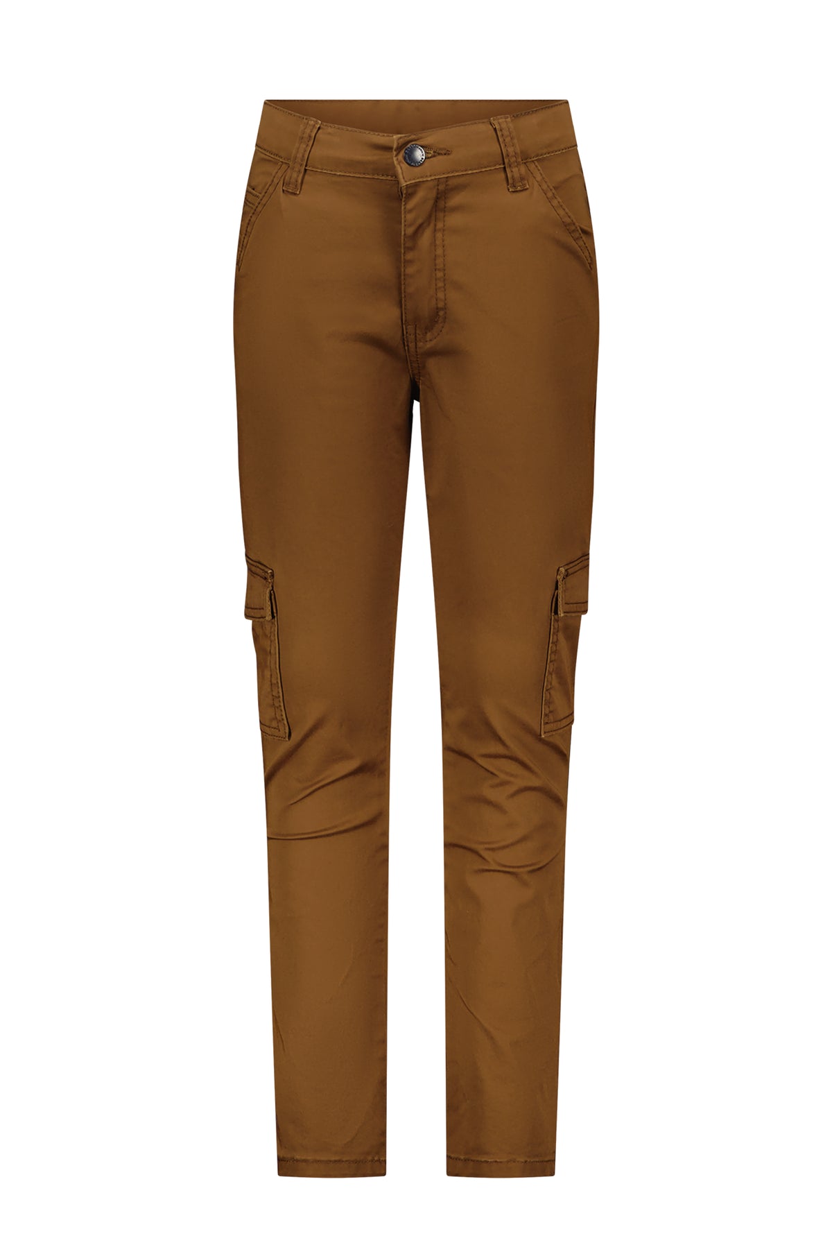◘ DUCO ◘ Cargohose aus Stretch-Twill *Toffee*