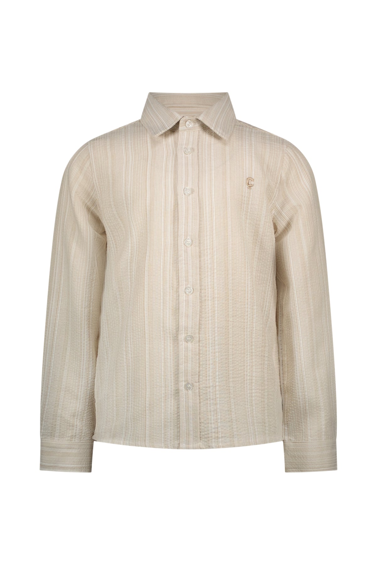 Camicia Garçon EVI a righe estive *Off White*