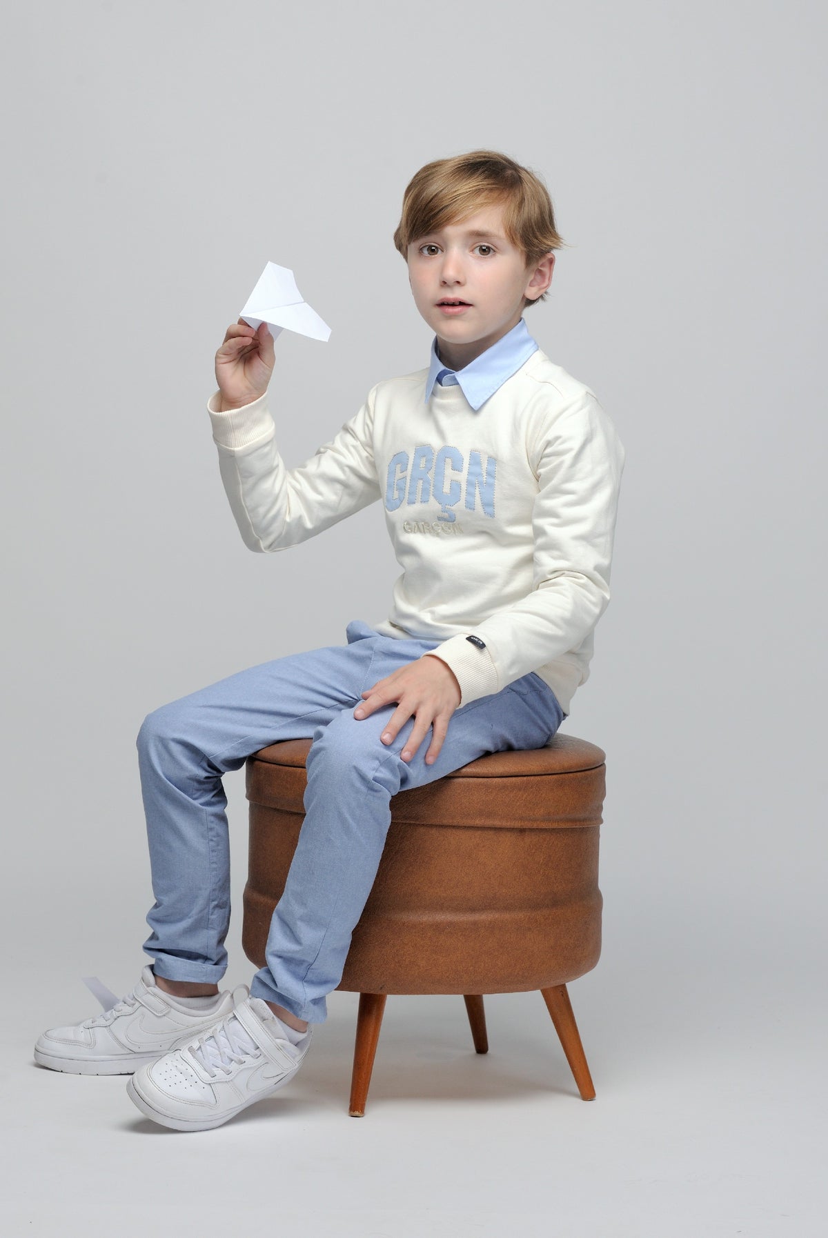 Maglione OLIVER "GRÇN" *Ivory*