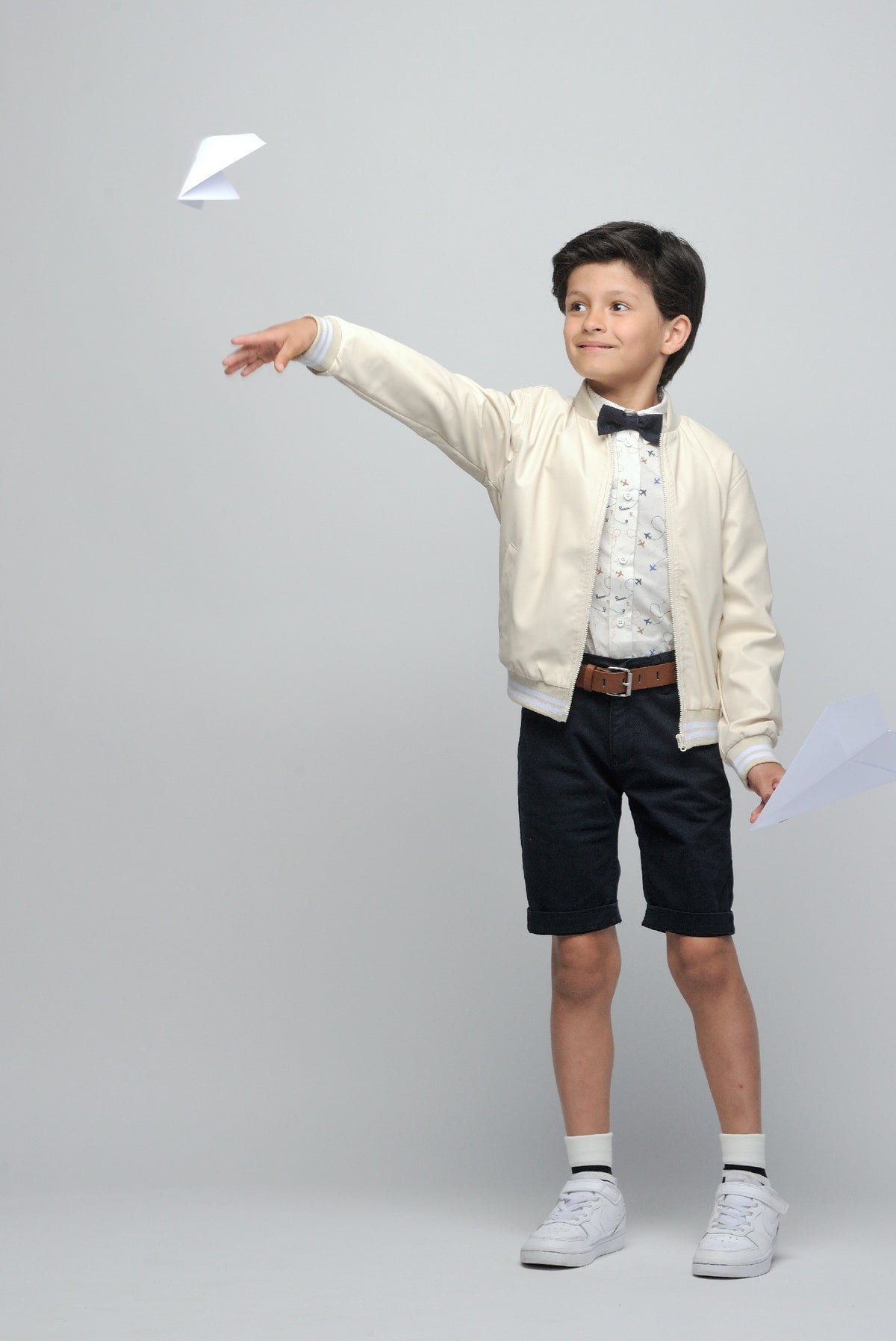 Shorts in twill da ragazzo DRAKE Garçon *Navy*