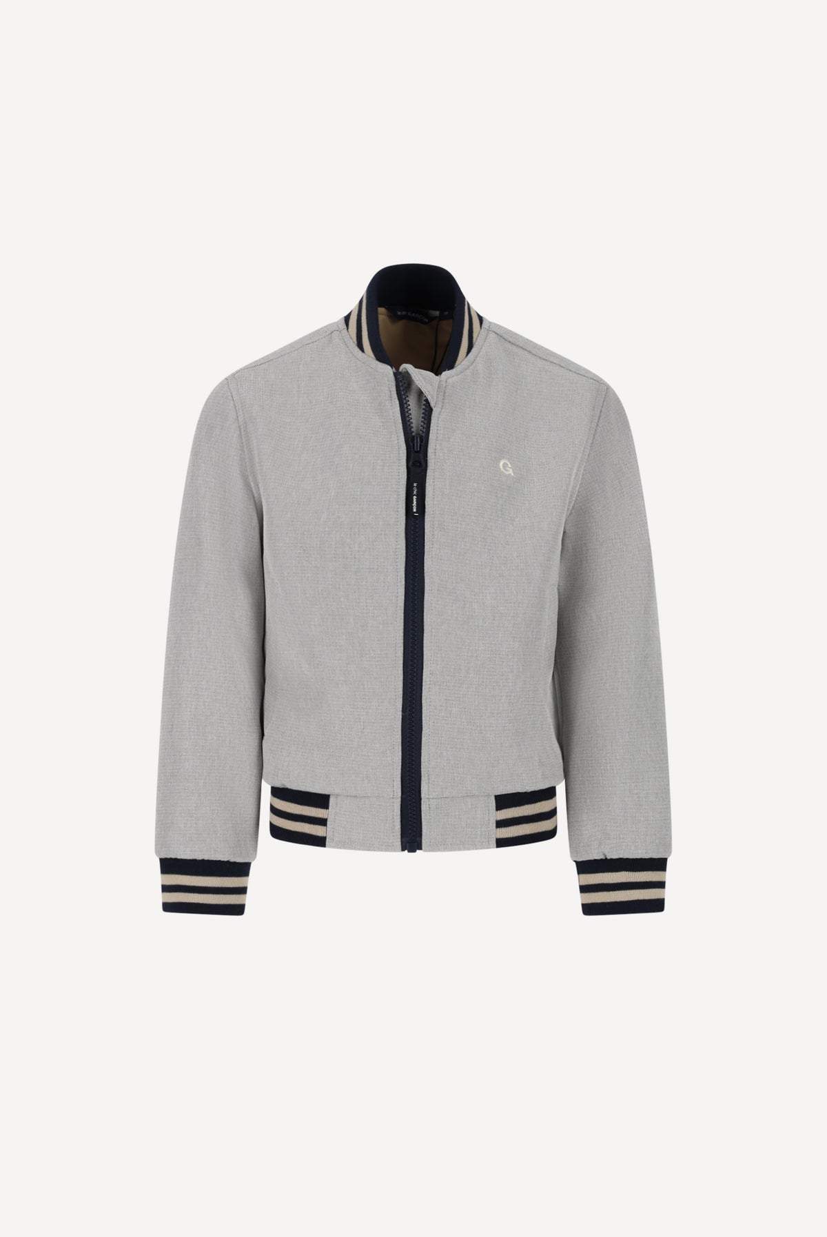 BRIAN bomber. Grey Melange