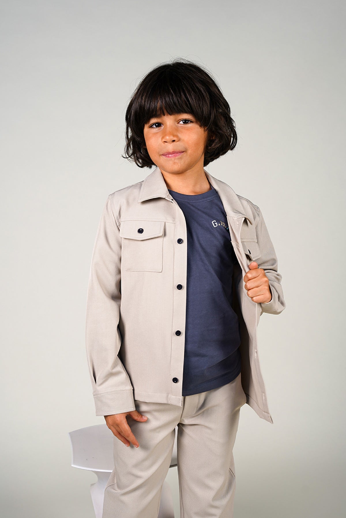 NOLAN T-Shirt. Ombreblau