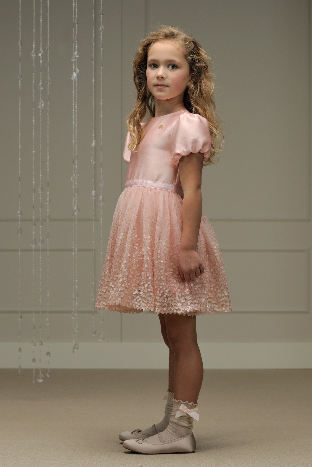 ♥ SALEONIE ♥ Le Chic sequin dress *Rose Quartz*