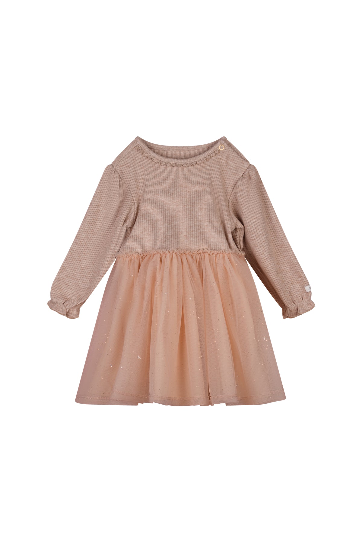♥ SOLY ♥ soft mélange-tulle dress *Cute Cortado*