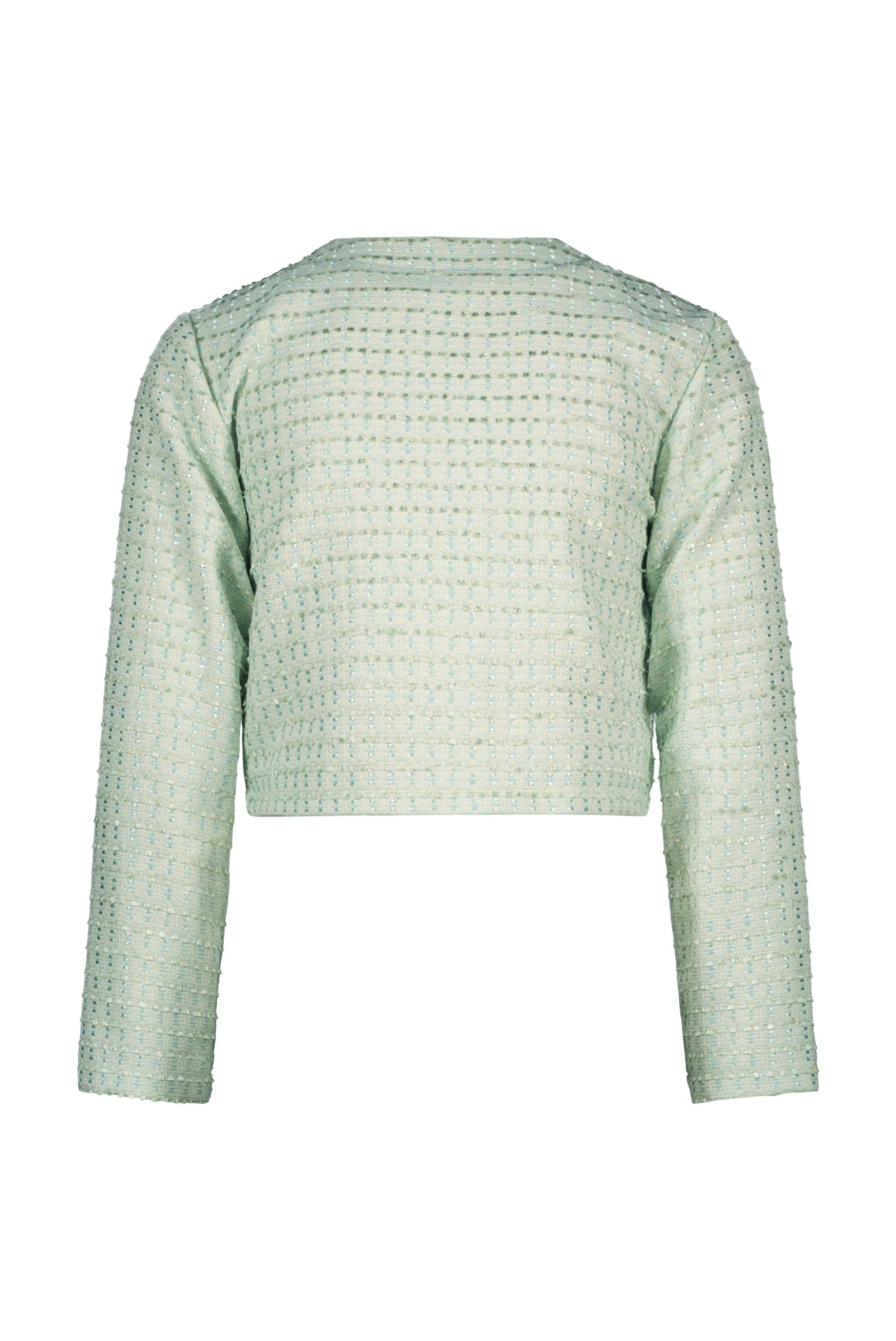 ♥AMY♥ summer Chic tweed jacket *Shade of Jade*