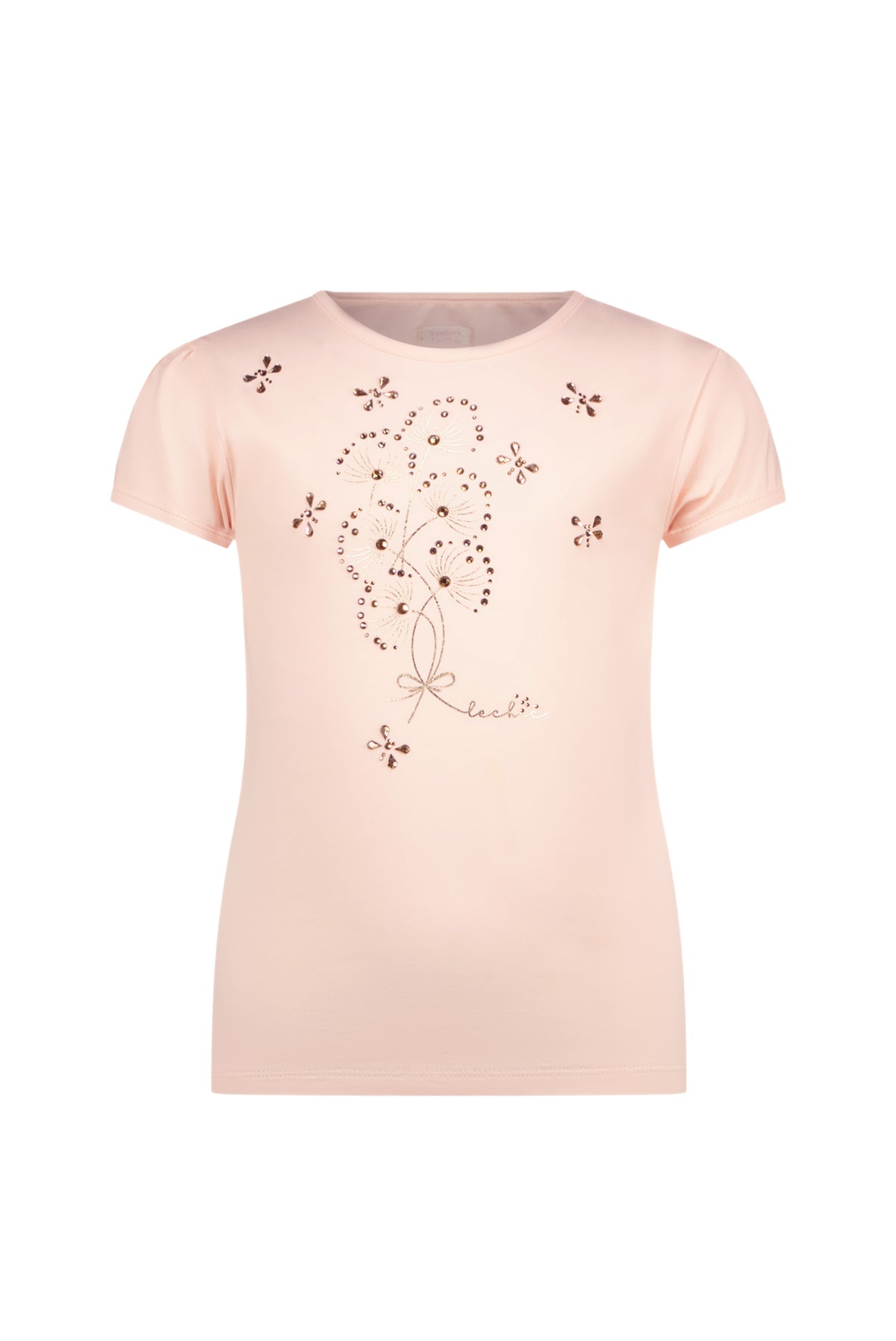 ♥NOMMY♥ foil & stone T-shirt *Pinky Promise*