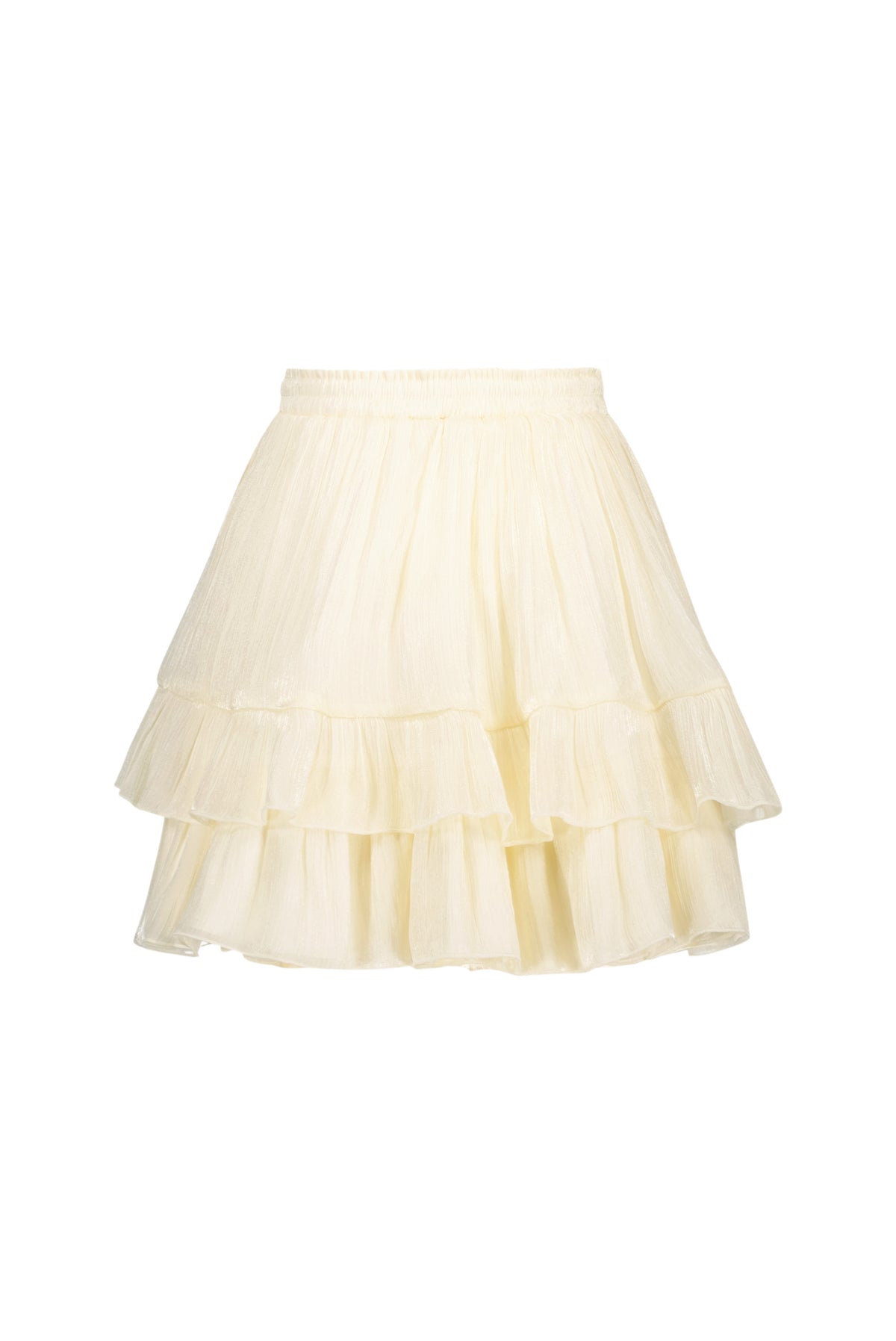 ♥TAMAR♥ falda de voile sedoso *Dreamy Creamy*