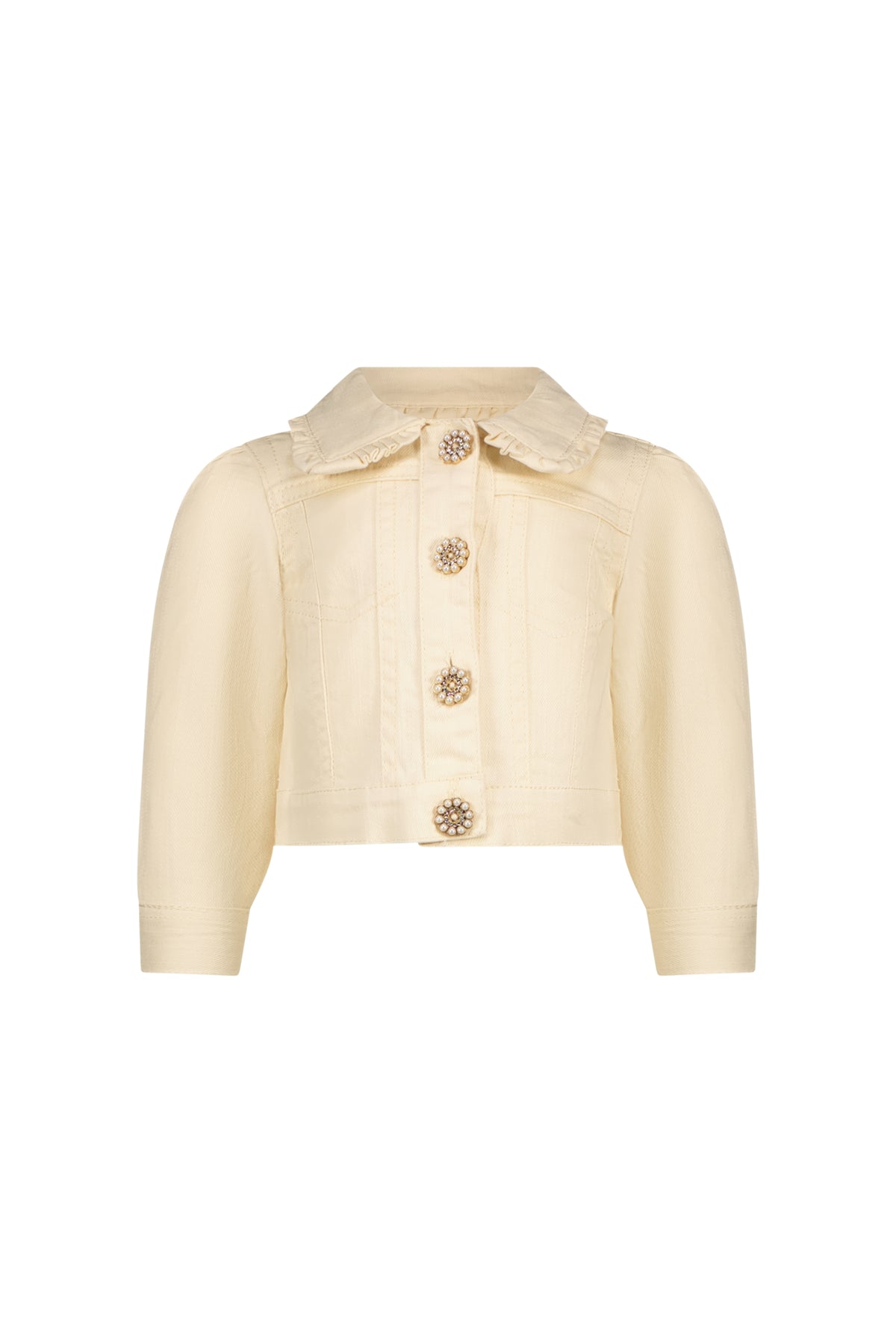 ♥ABLY♥ denim jacket *Pearled Ivory*