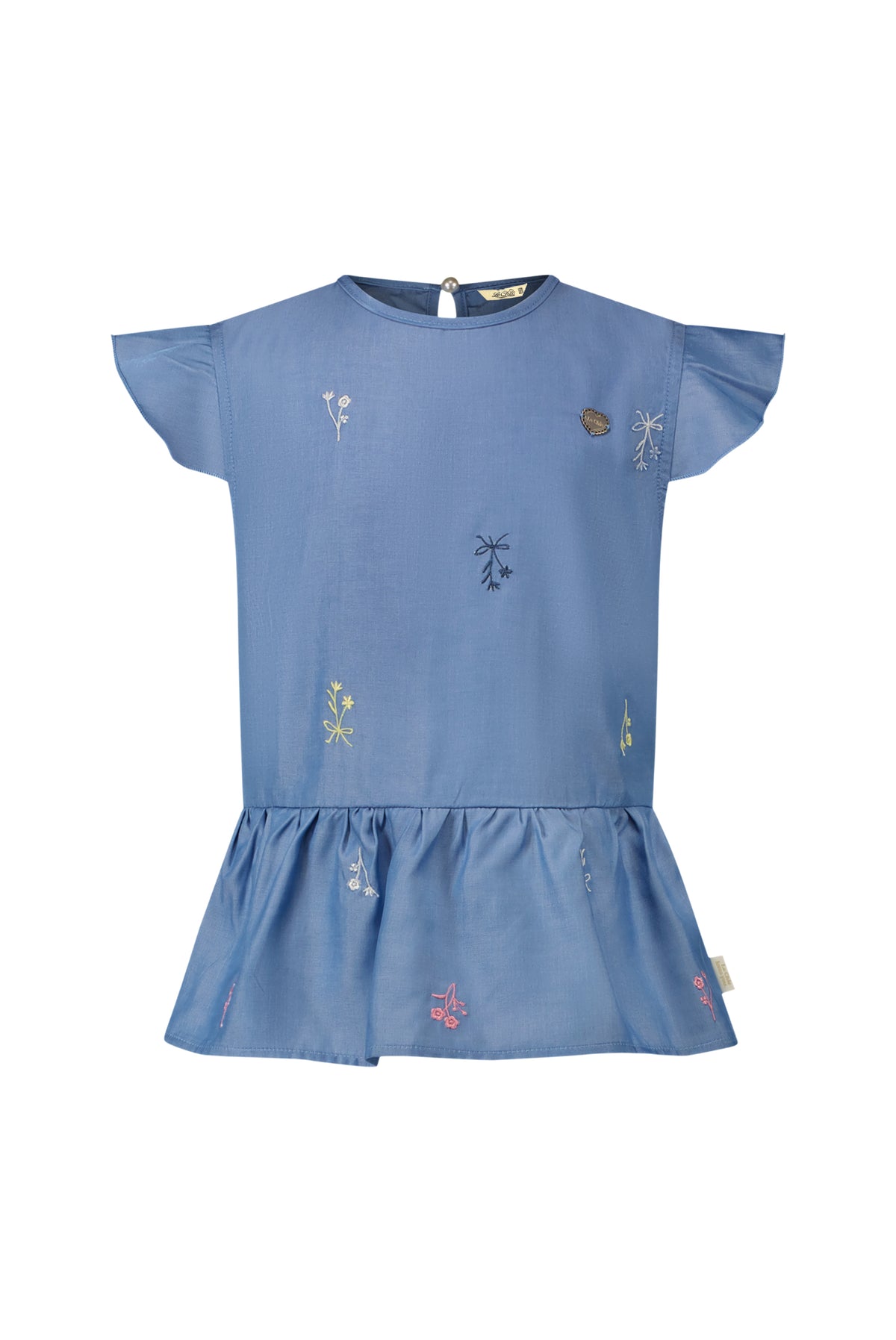 ♥ ELINA ♥ embroidered denim top