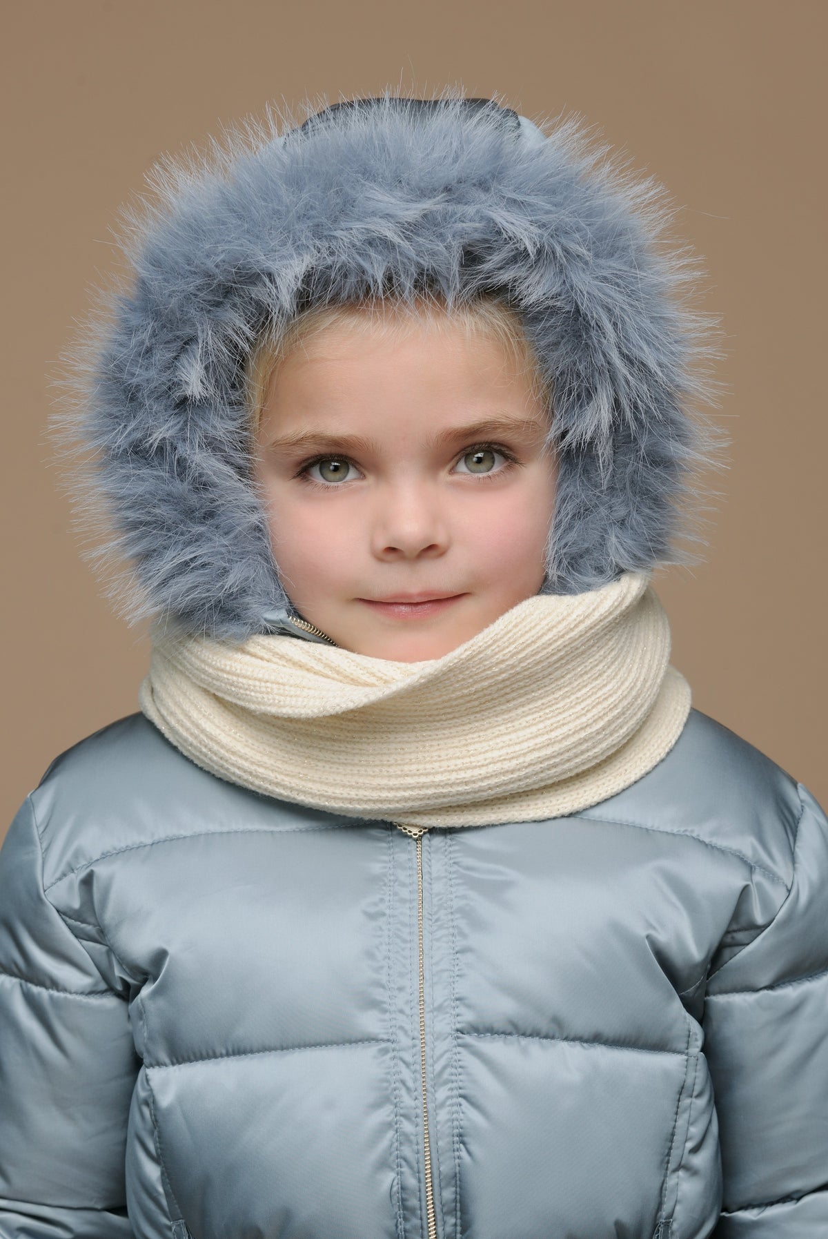 ♥ BLIGHT ♥ winterjas met ruches *Blauw*