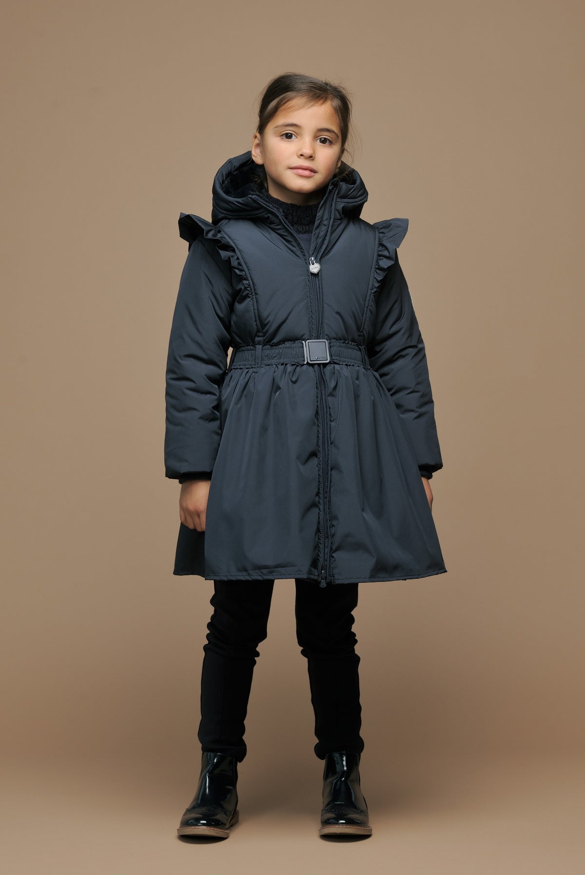 ♥ BETH ♥ Le Chic winterjas *Donkerblauw*