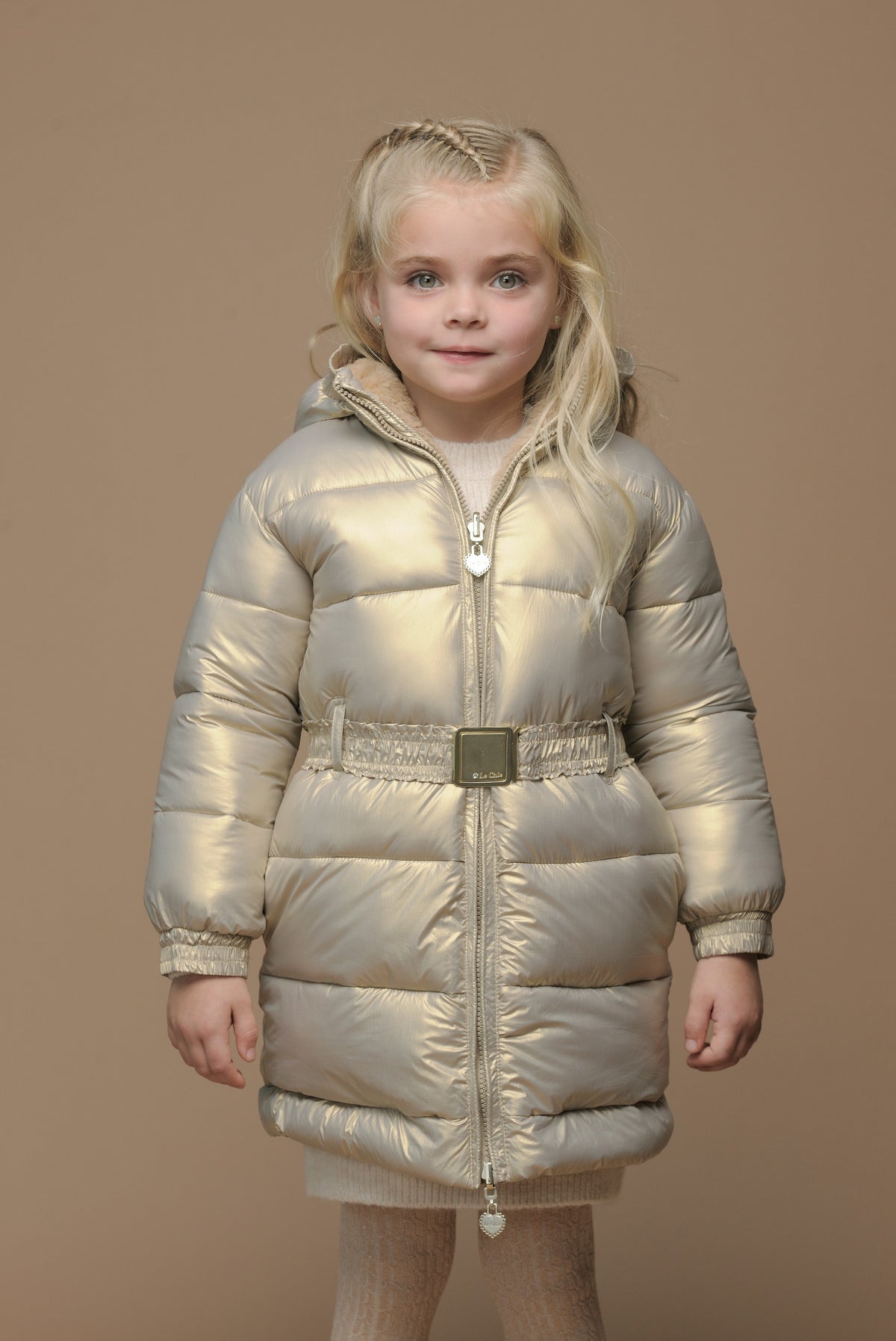 ♥ BIBI ♥ reversible winterjas *Beige*