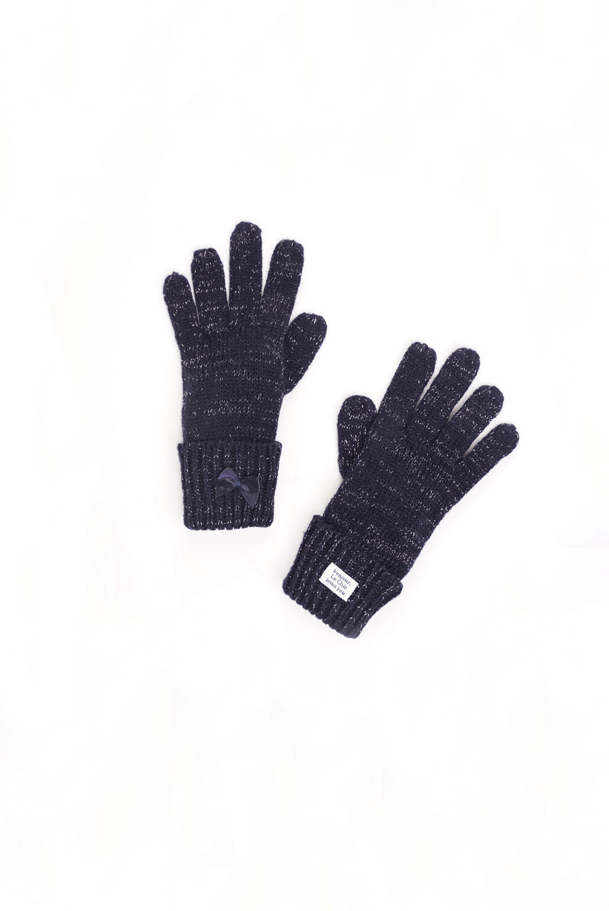 ♥ ROWROW ♥ gebreide handschoen *Blauw*