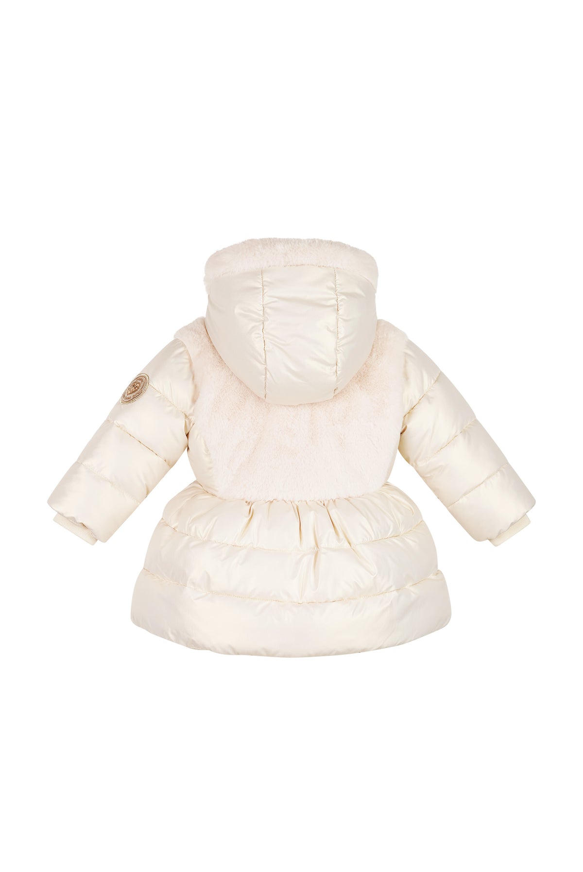 ♥ BLOOMY ♥ winterjasje met bont-lijf *Off-White*