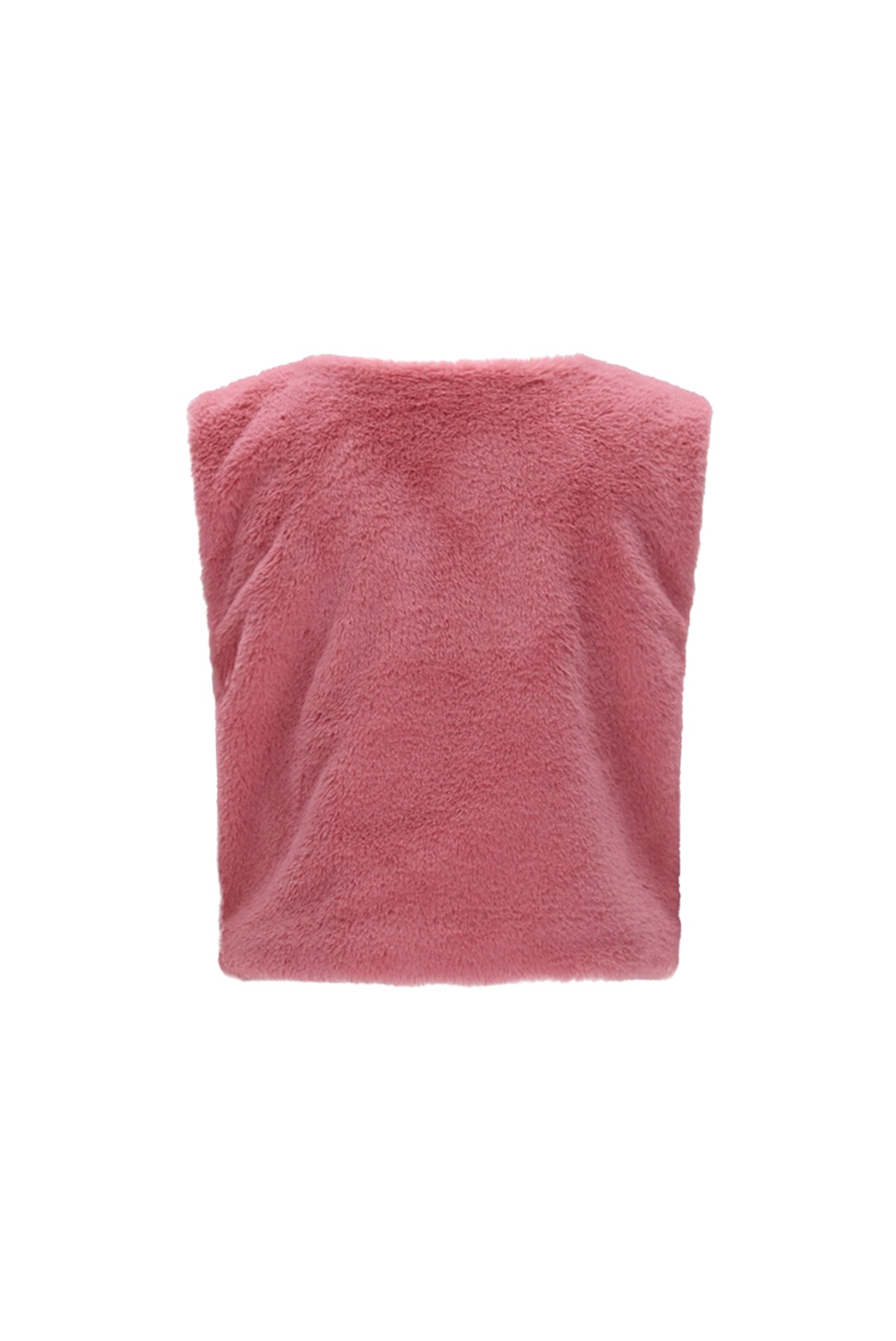ELOISA furry gilet Pink