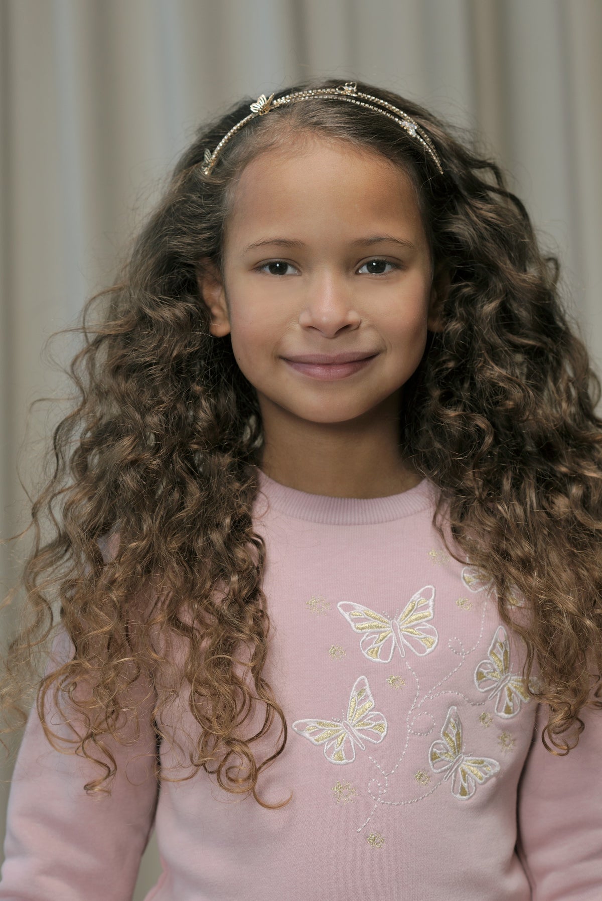 ODETTE sweater met vlinders *Roze*