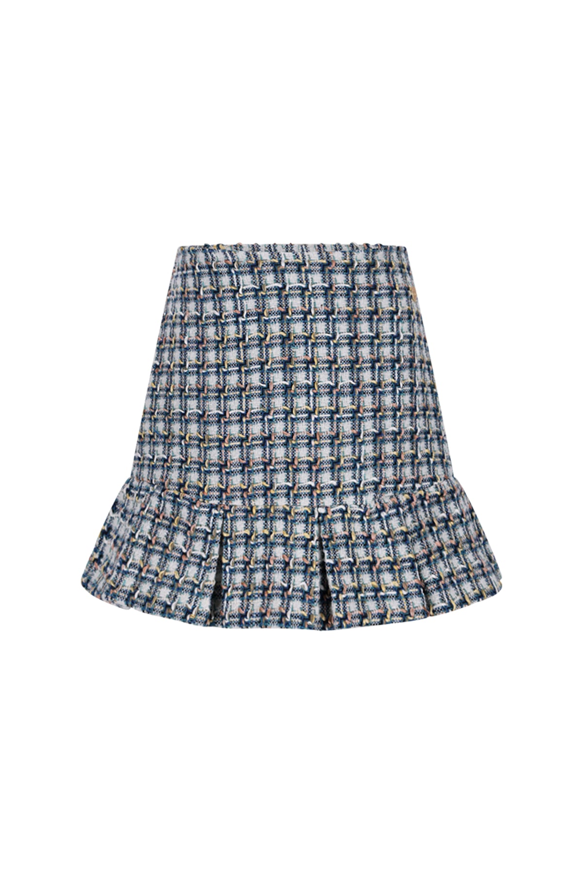 ♥ TIVVY ♥ tweed rok *Blauw*