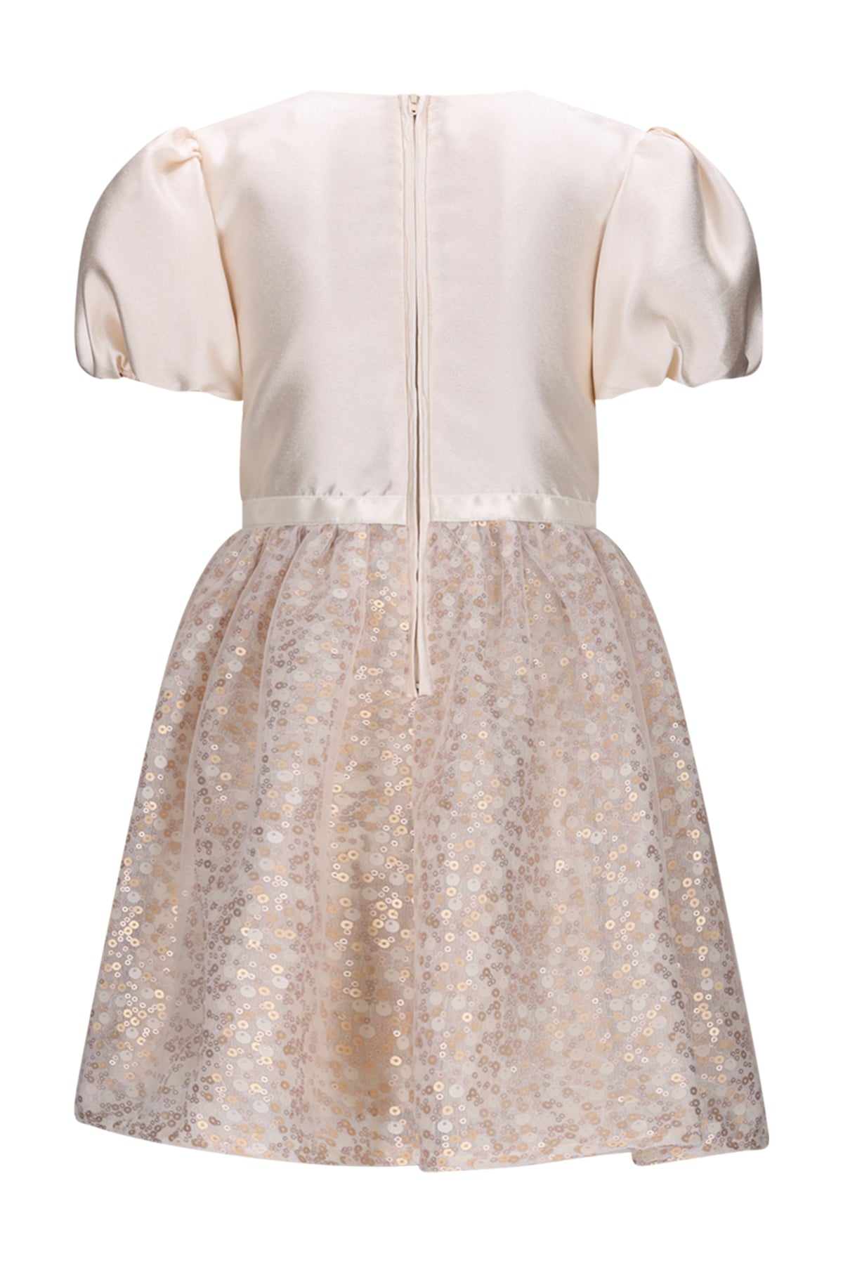 ♥ SALEONIE ♥ pailletten jurk *Goud*