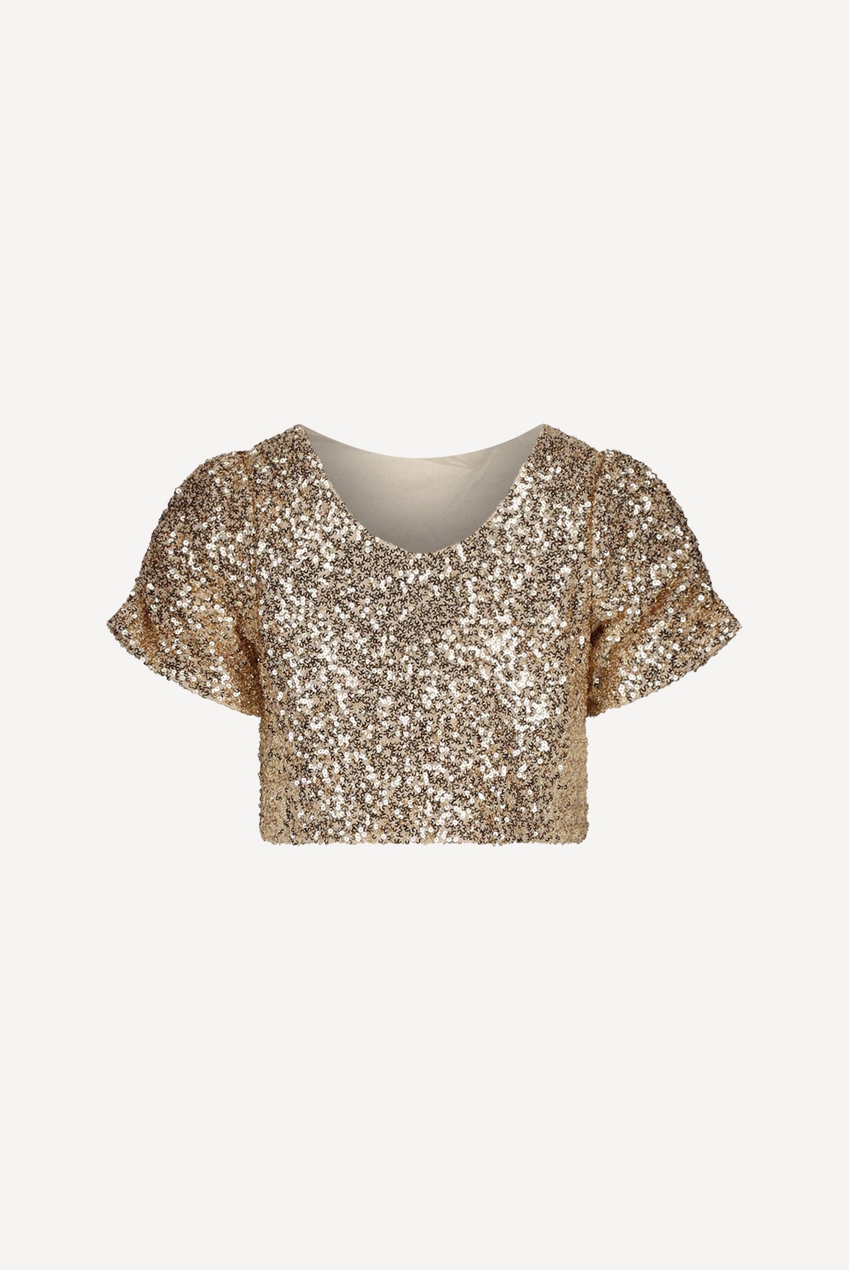 ELSTREE crop top. Golden Glow