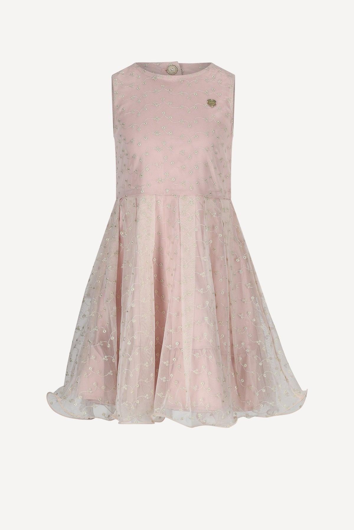 SOLUNA jurk met open rug. Pink Symphony