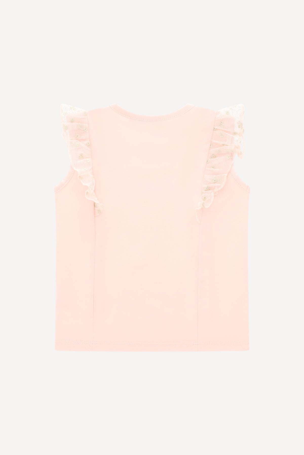NOPPYA mouwloos T-shirt. Pink Symphony