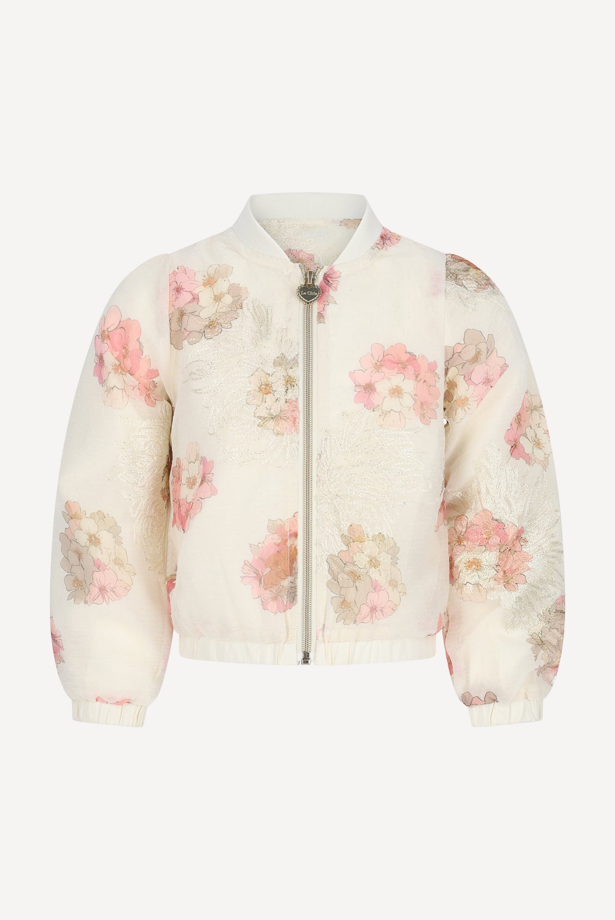 AVOILA floral bomber jacket. Off White Bouquet