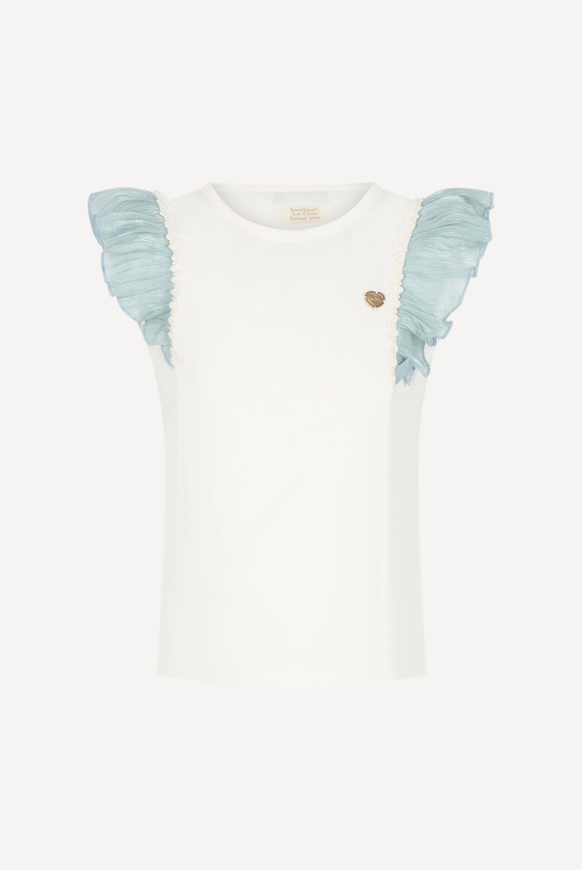 NOPPY sleeveless T-shirt. Off White