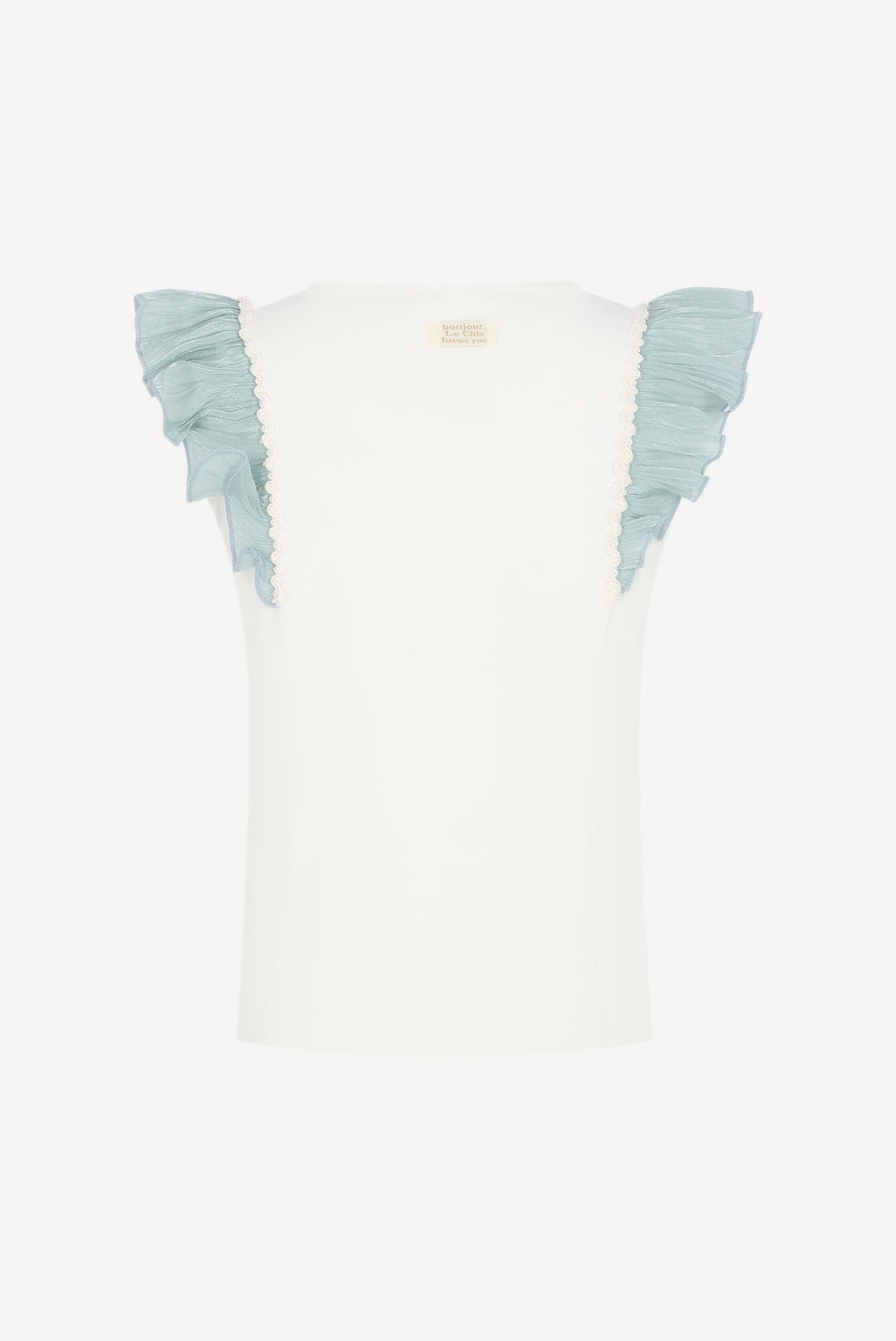NOPPY ärmelloses T-Shirt. Off White