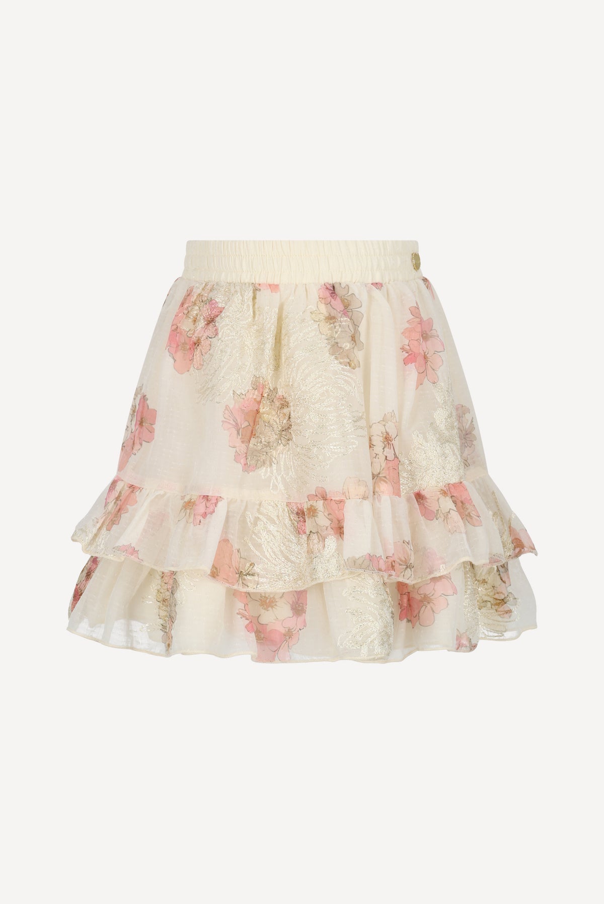 TAMAR summer skirt. Off White Bouquet