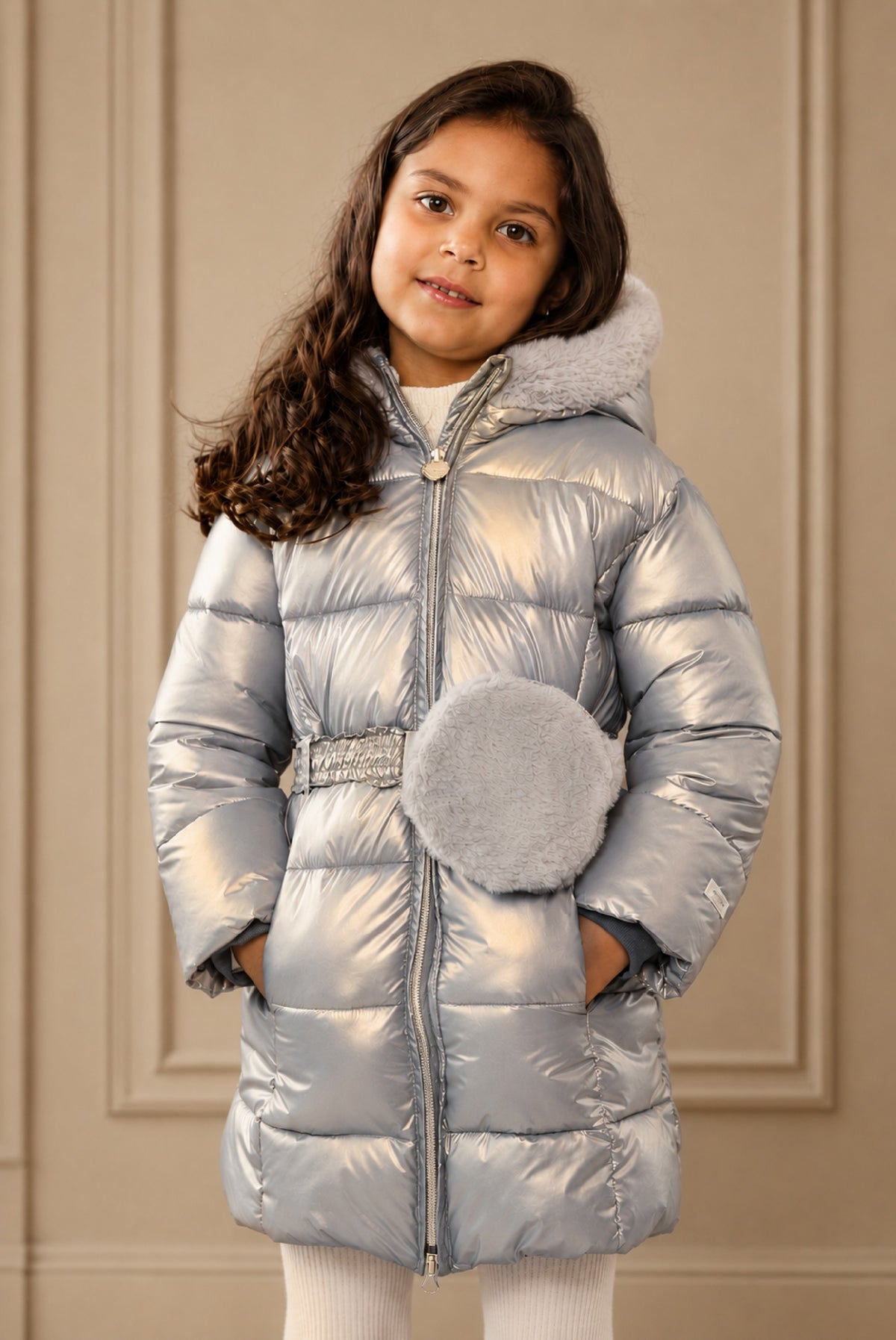BODHI Winterjacke mit Tasche - Gorgeous Grey
