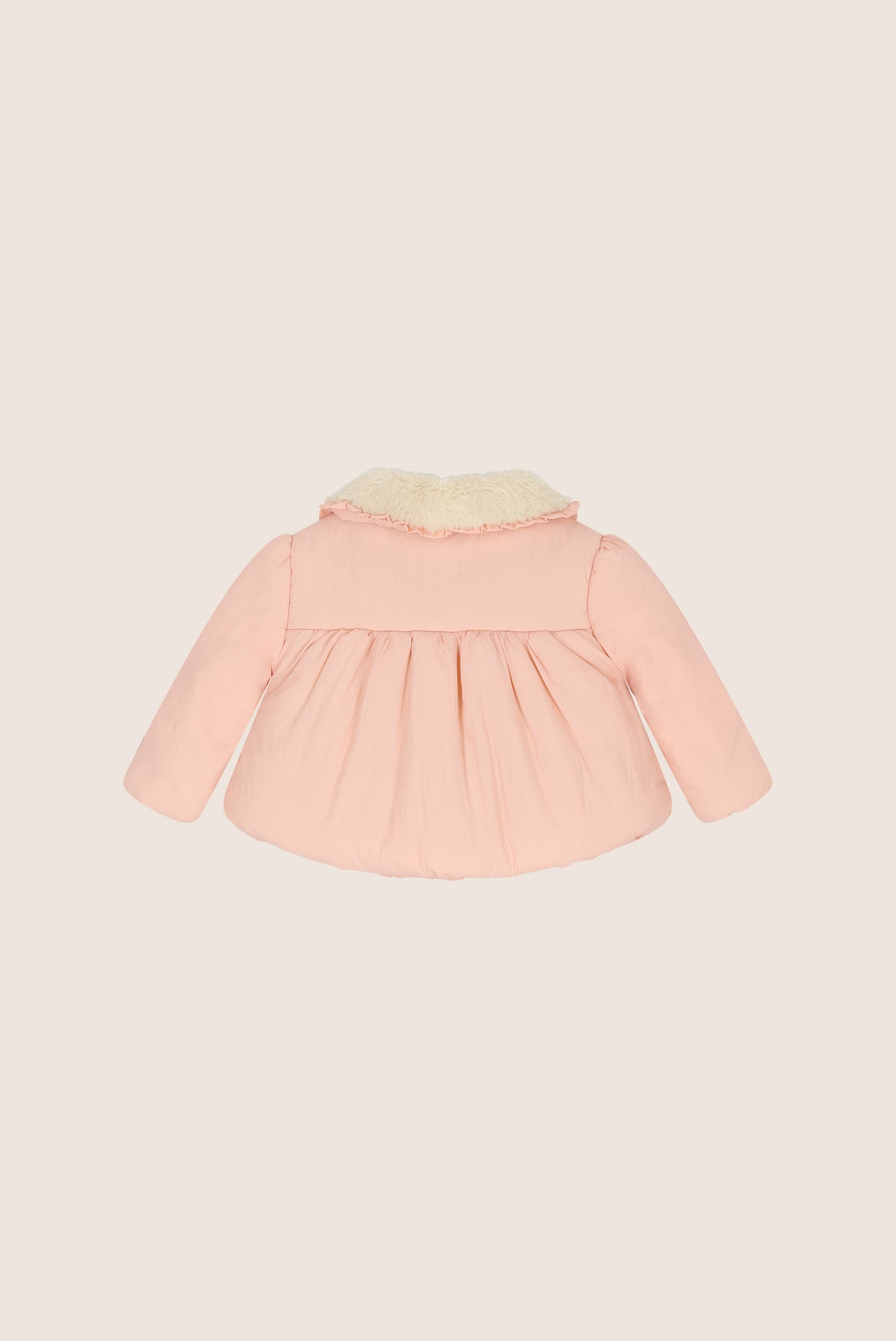 BAIRY puffy winterjasje met strikken - Pink Crystal