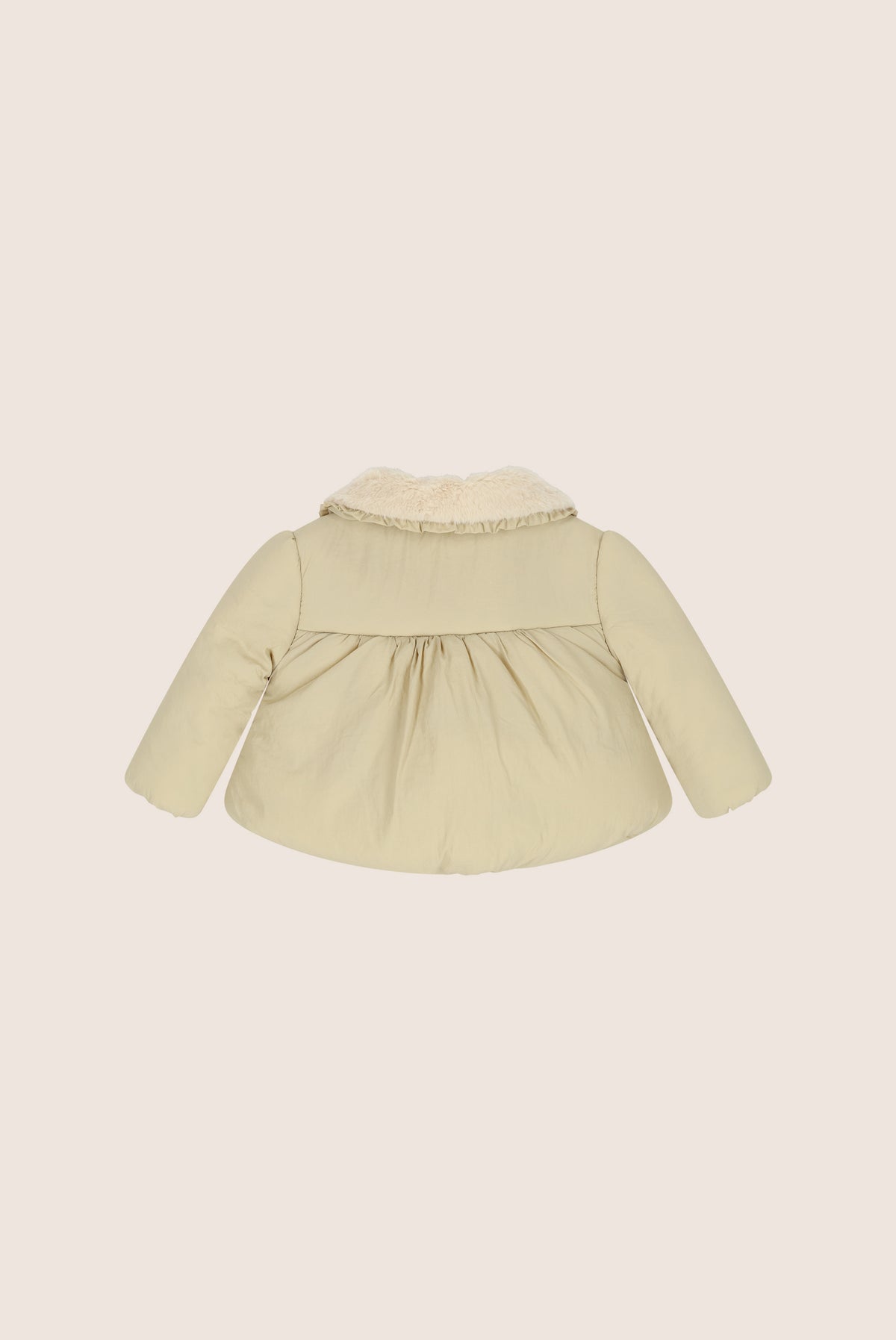 BAIRY puffy winterjasje met strikken - Dune Delight