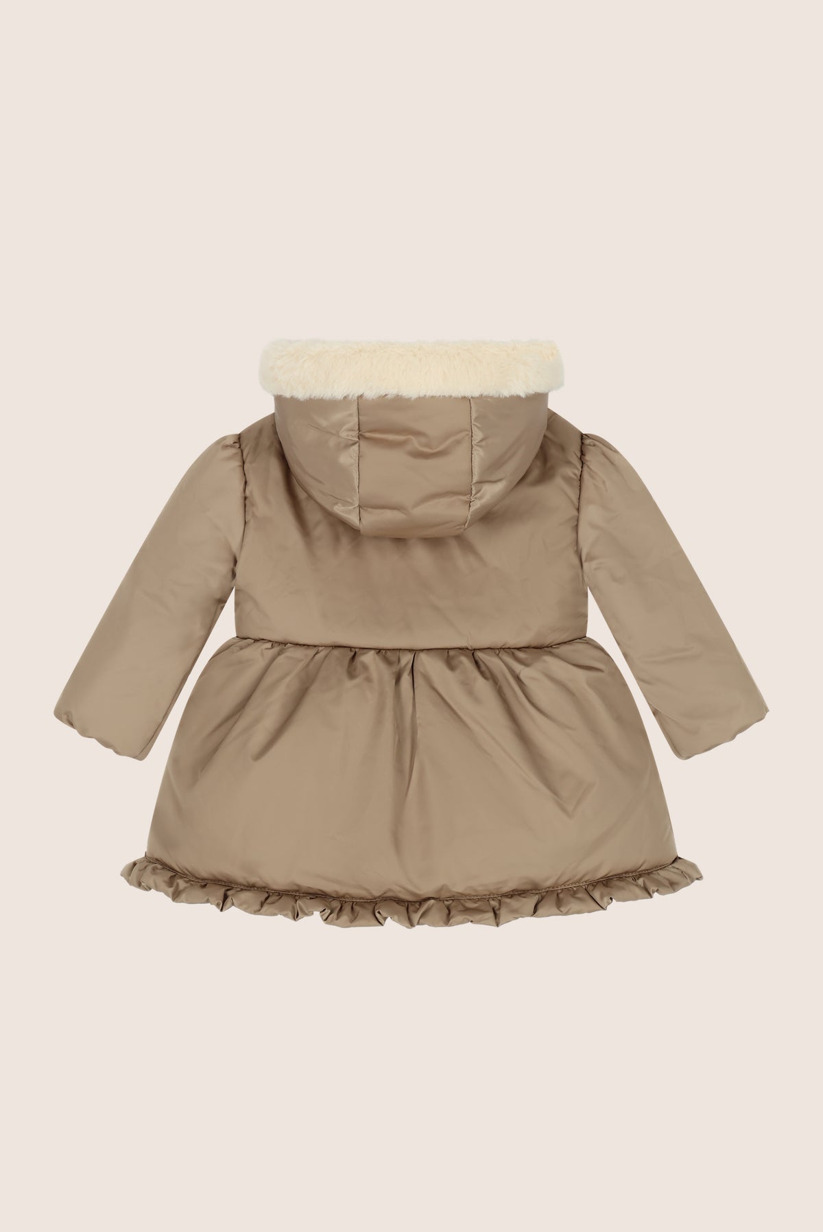 BELLY ruffle winterjasje - Dark Champagne