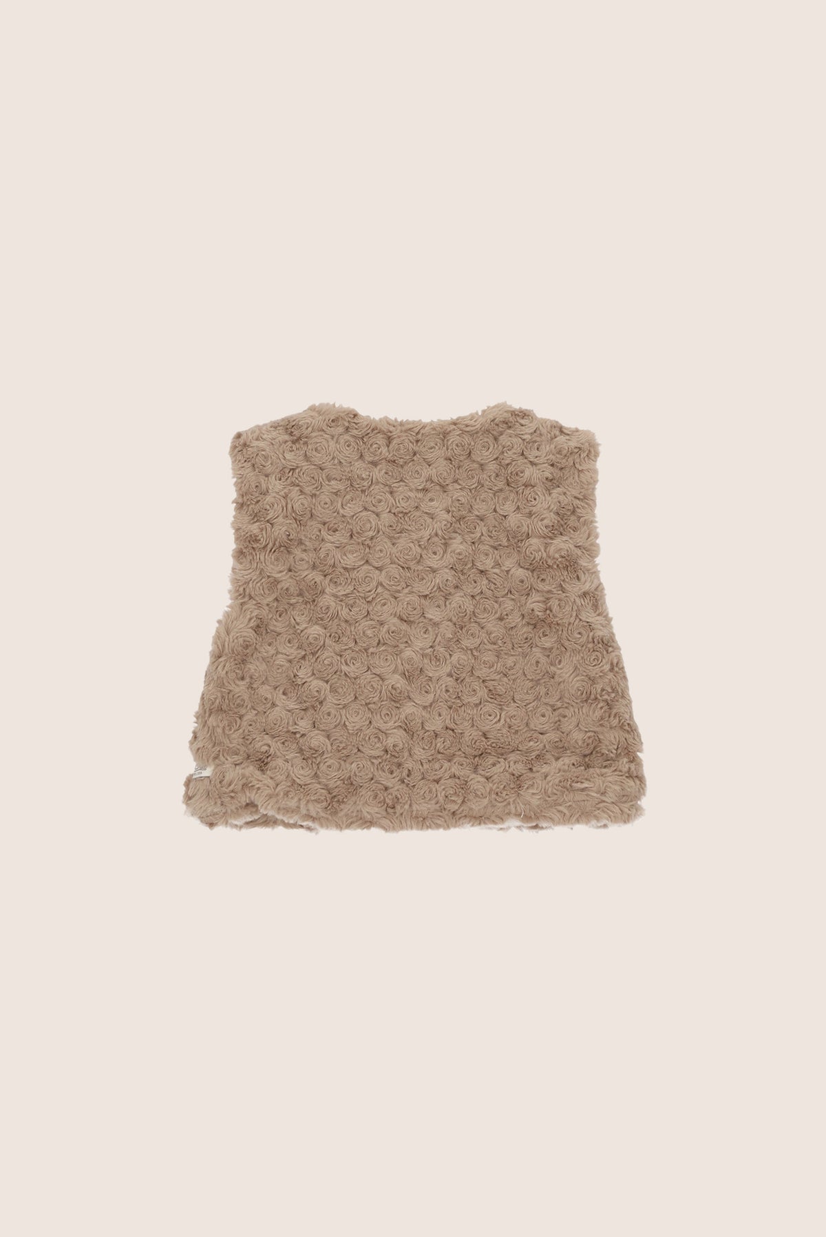 ELOSA gilet peloso - Dune