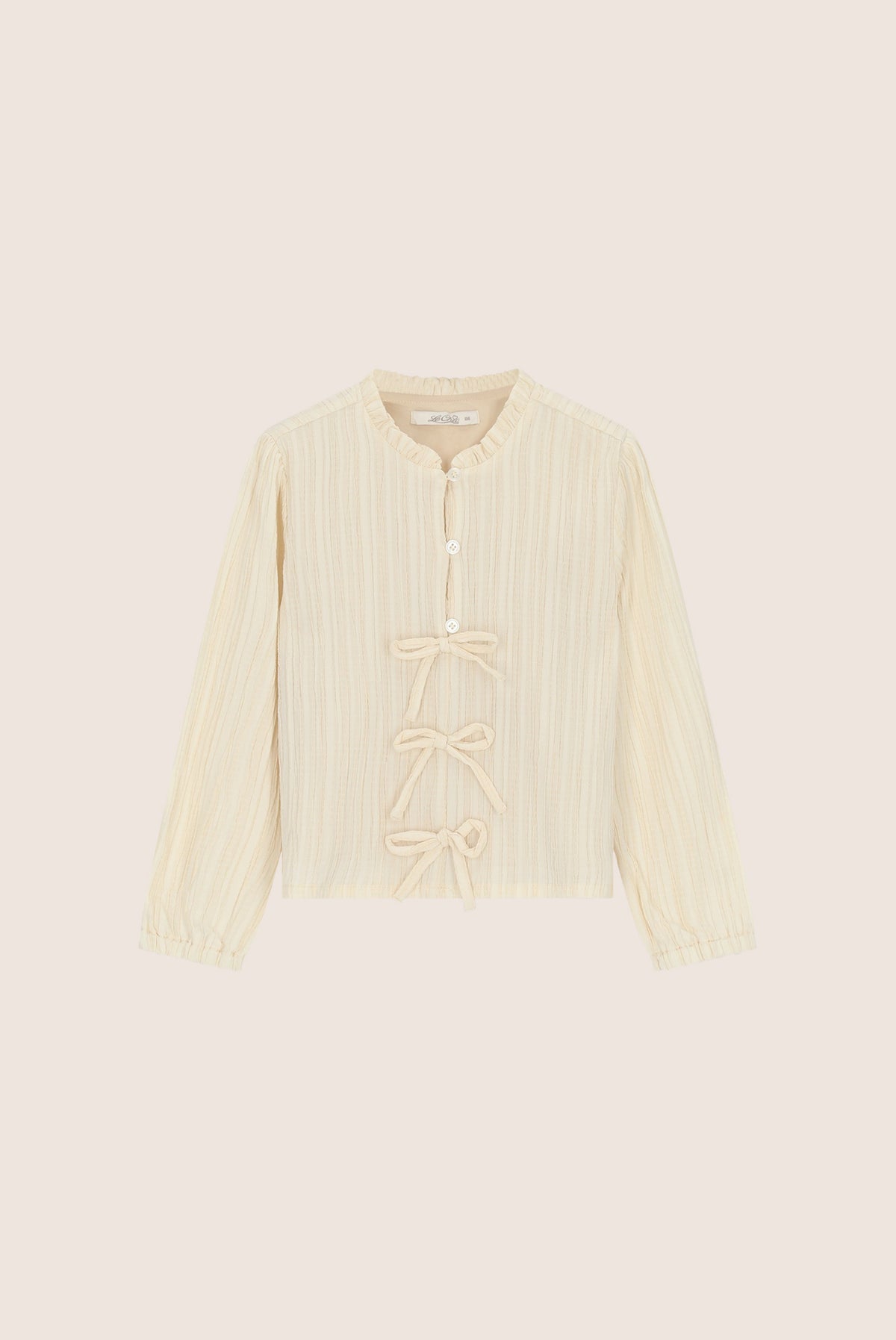 EVA blouse met strikjes - Off White