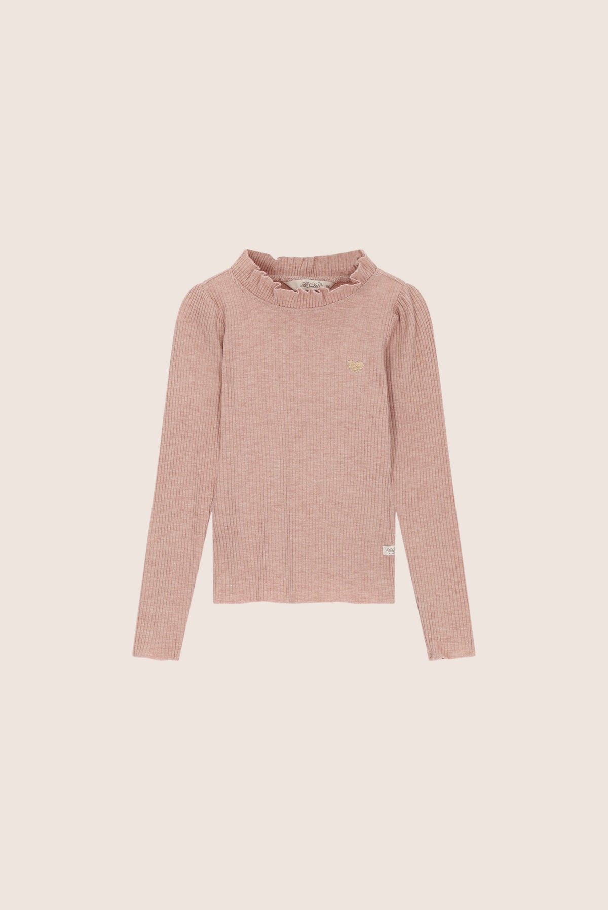 NOVA rib longsleeve - Victorian Pink
