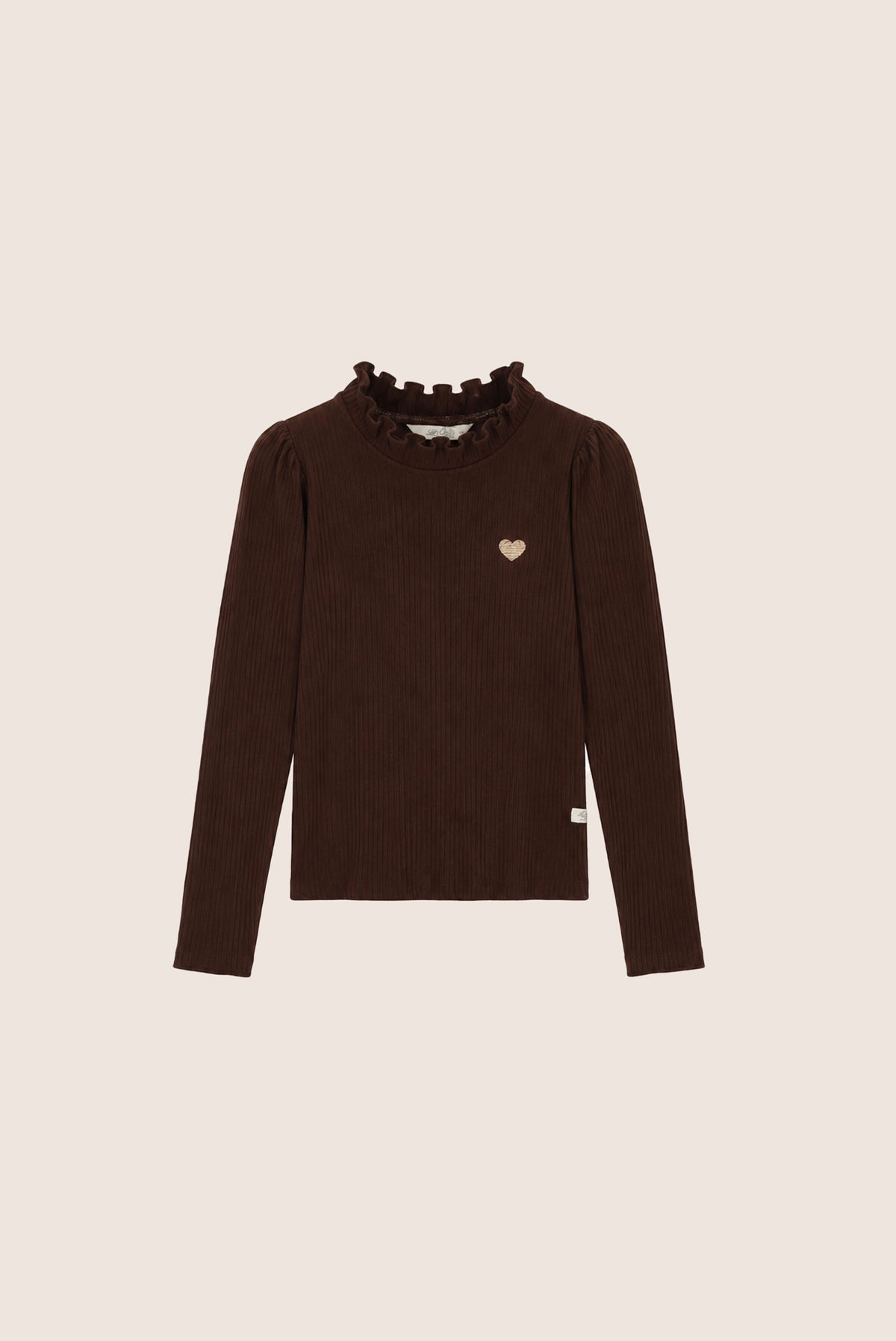 NOVA rib longsleeve - Chocolate Chip