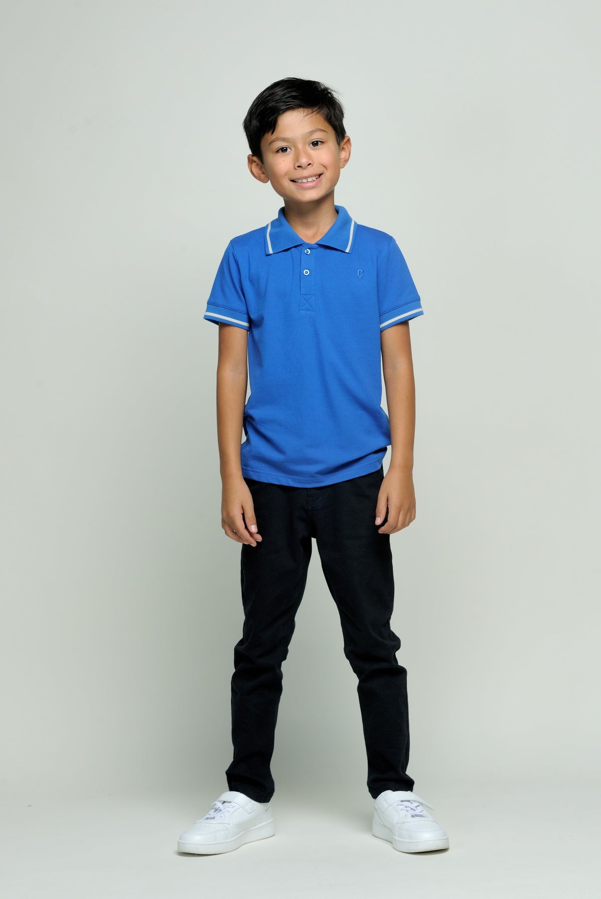 NEILY pique polo *Cobalt Blue*