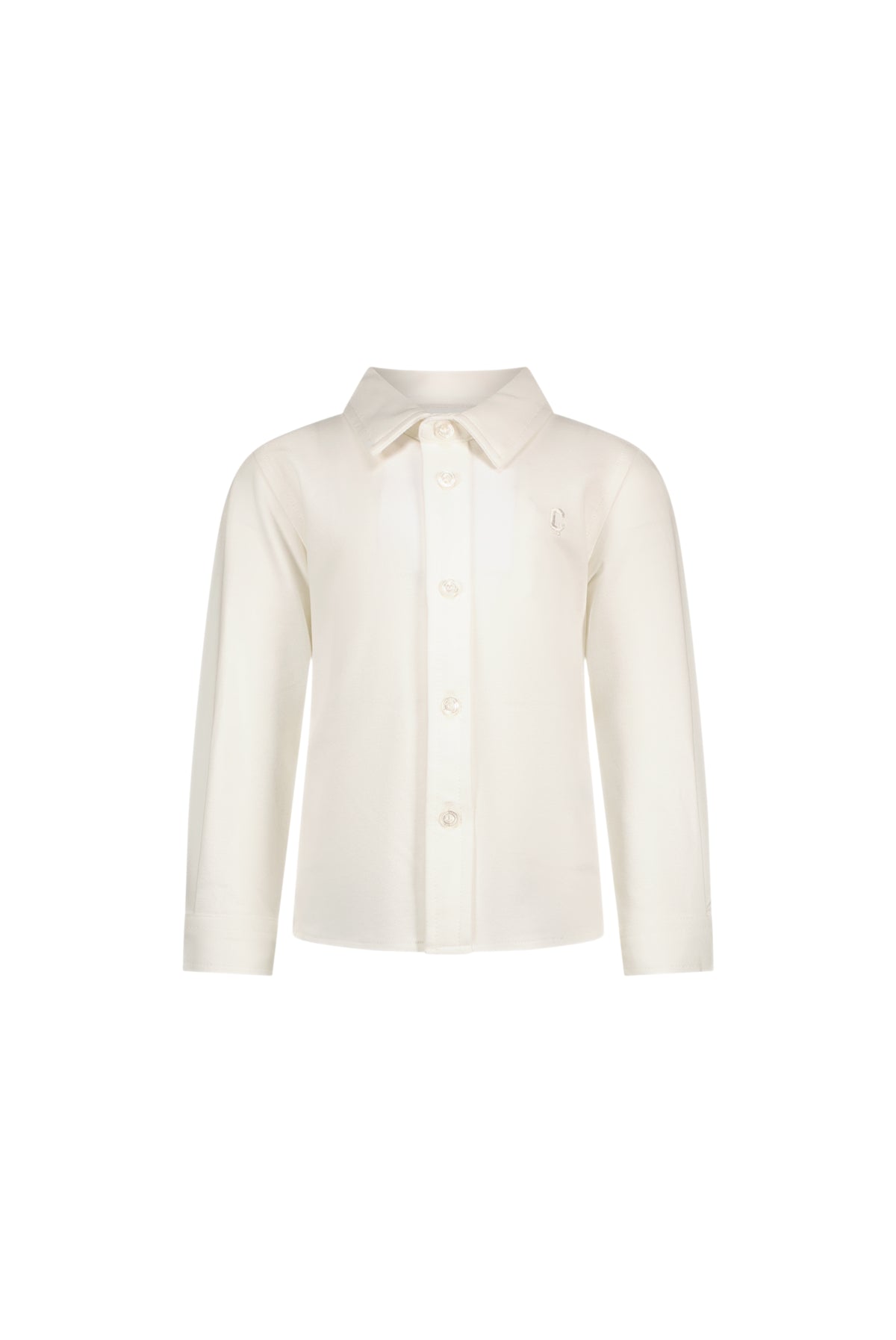 ERINO pique Garçon shirt White