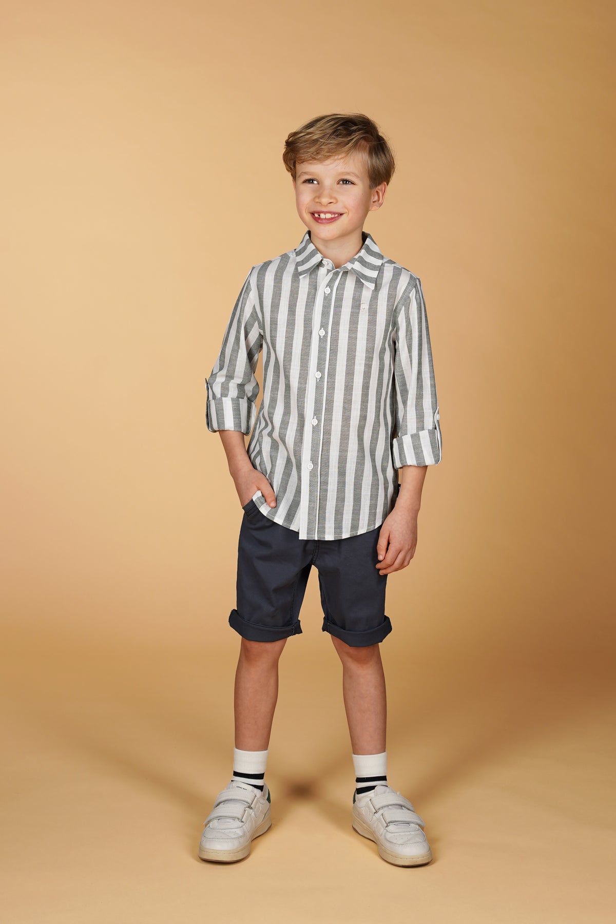 ♦ EV ♦ camicia a righe verticali