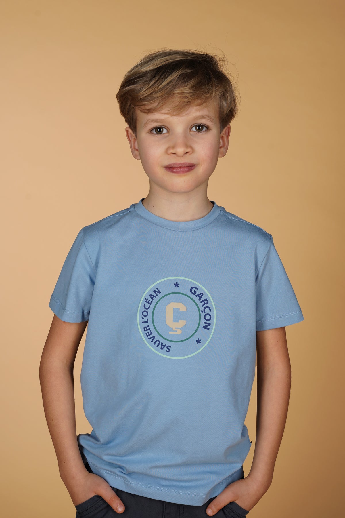 ♦ NOLAN ♦ T-shirt sauver l'ocean blu