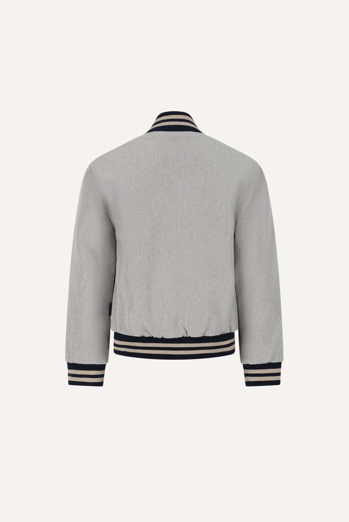 BRIAN bomber. Grey Melange