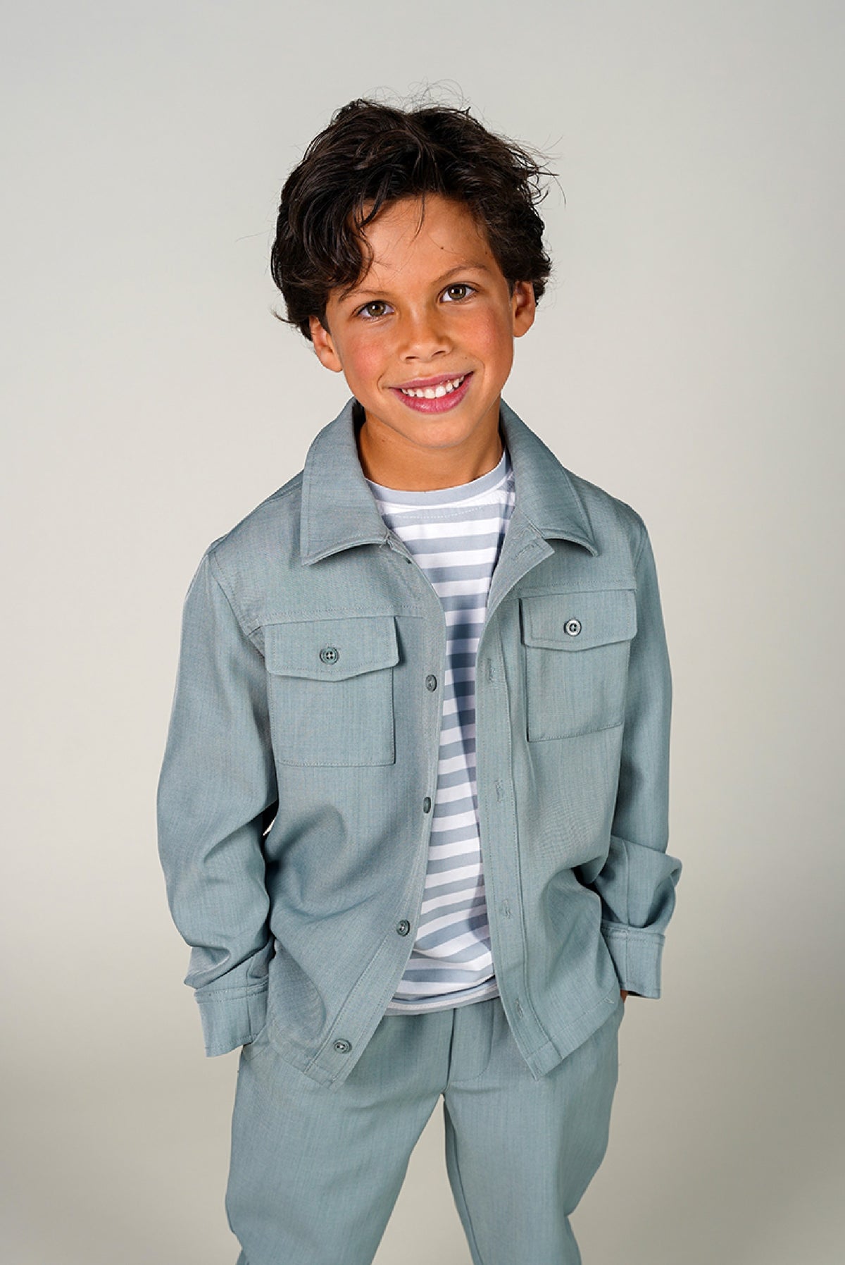 EVILO overshirt. Sage Green