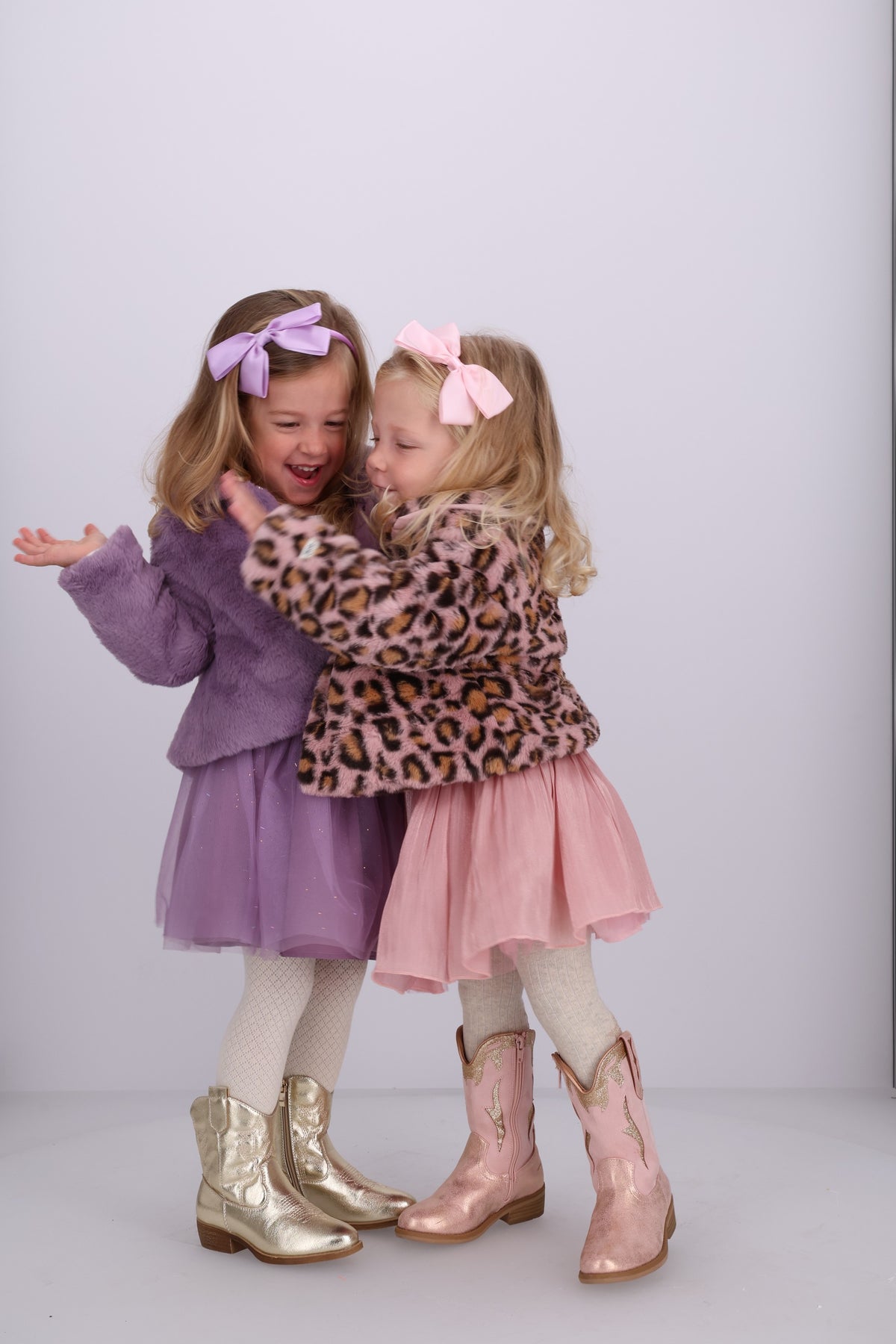 BAYA 3pc set Pink Animal (jacket, tee, skirt)